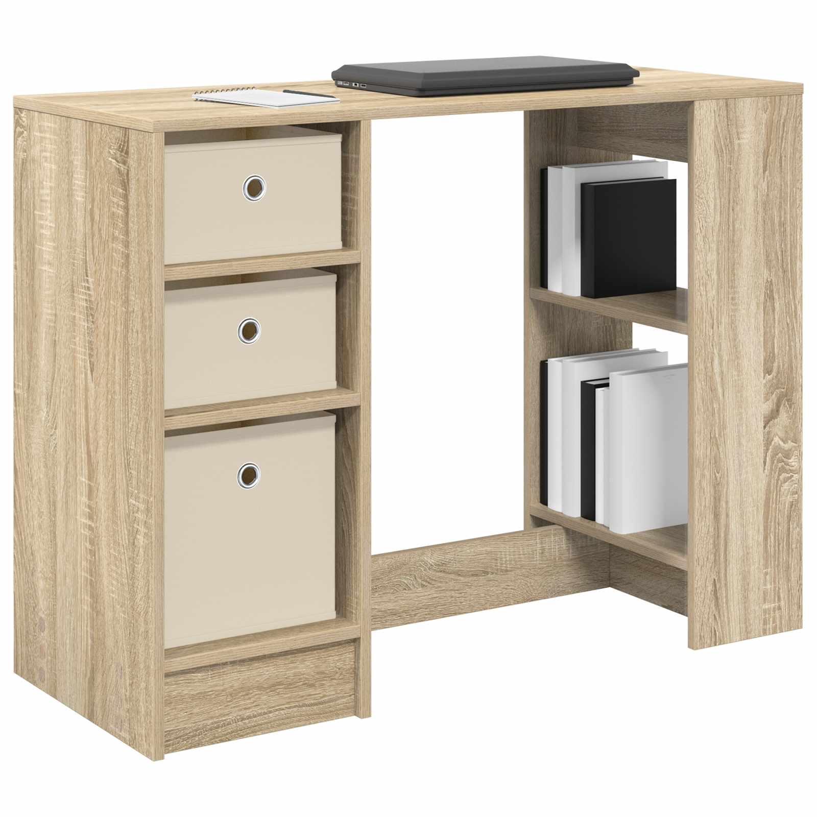 Bureau Chêne Sonoma 100 x 40 x 75 cm Bois d'ingénierie - XIOS