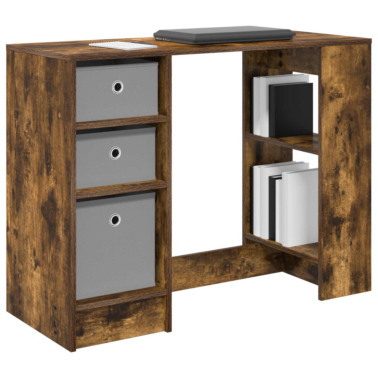 Bureau Chêne fumé 100 x 40 x 75 cm Bois d'ingénierie - XIOS