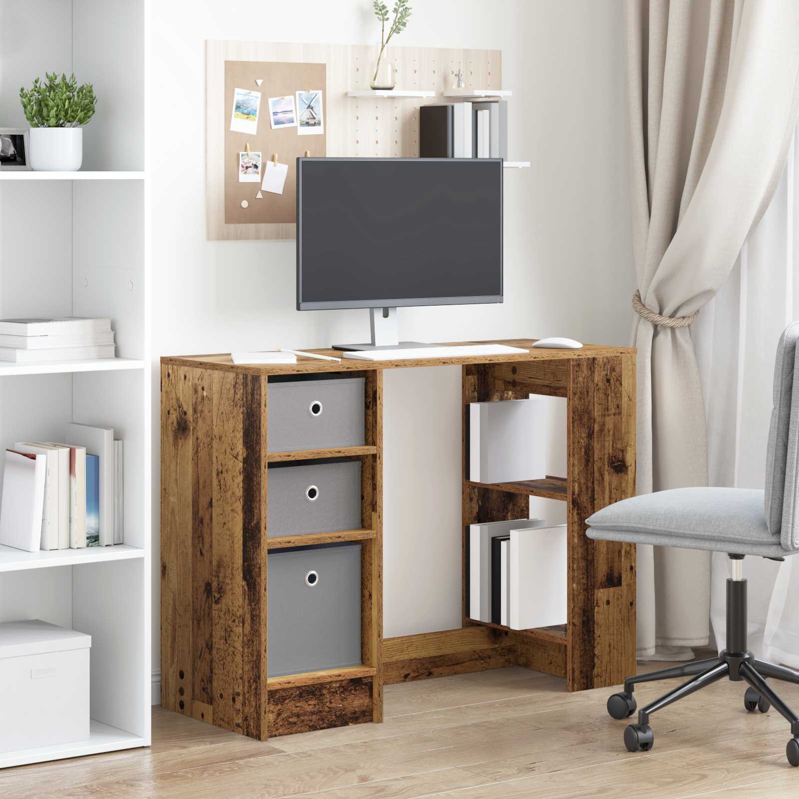 Bureau Bois ancien 100 x 40 x 75 cm Bois d'ingénierie - XIOS