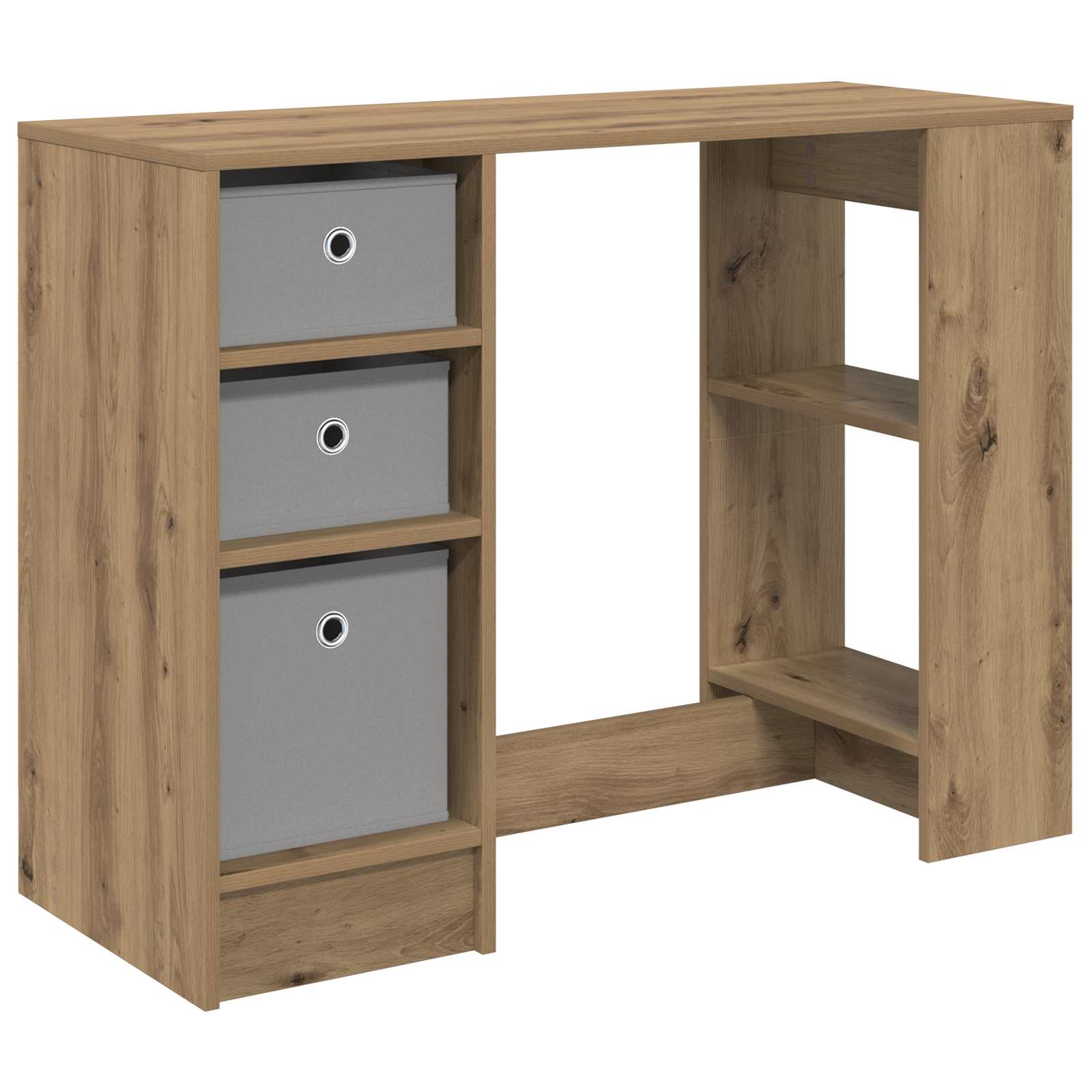Bureau Chêne artisanal 100 x 40 x 75 cm Bois d'ingénierie - XIOS