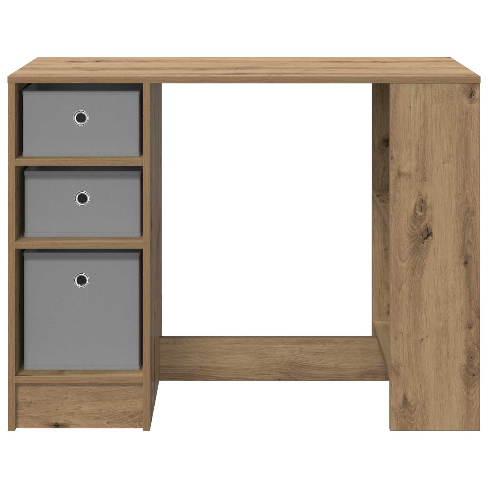 Bureau Chêne artisanal 100 x 40 x 75 cm Bois d'ingénierie - XIOS