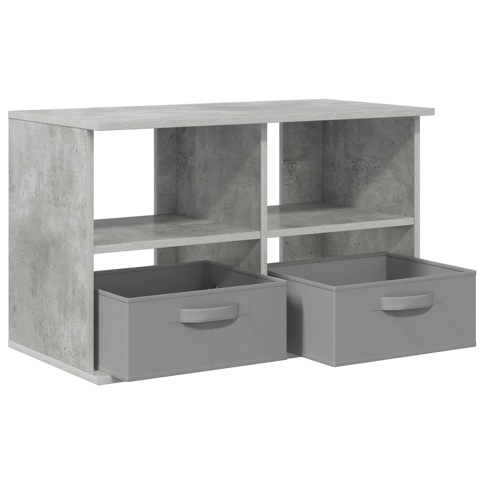 Support de télévision avec tiroir Gris béton 79 x 40 x 48 cm - XIOS