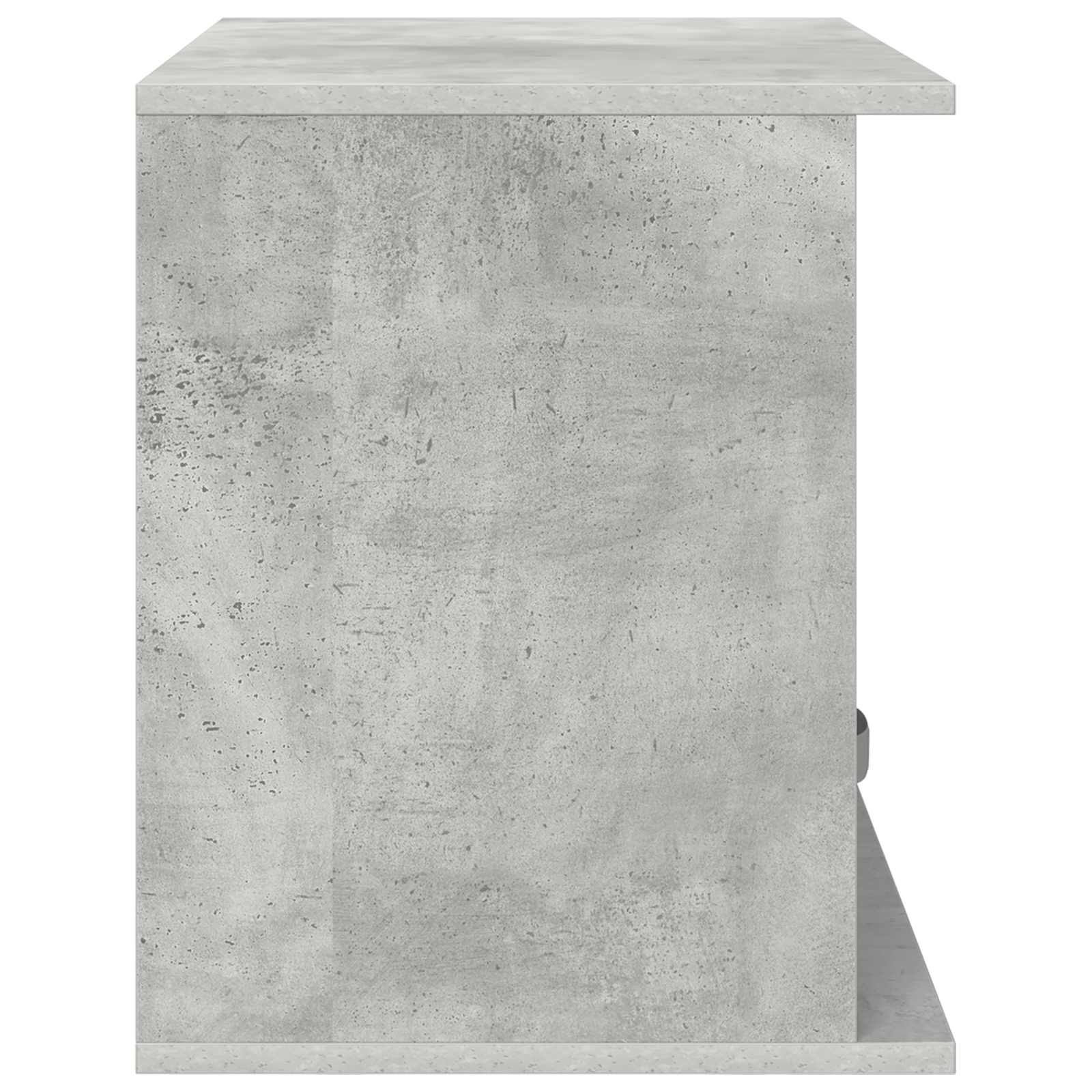Support de télévision avec tiroir Gris béton 79 x 40 x 48 cm - XIOS