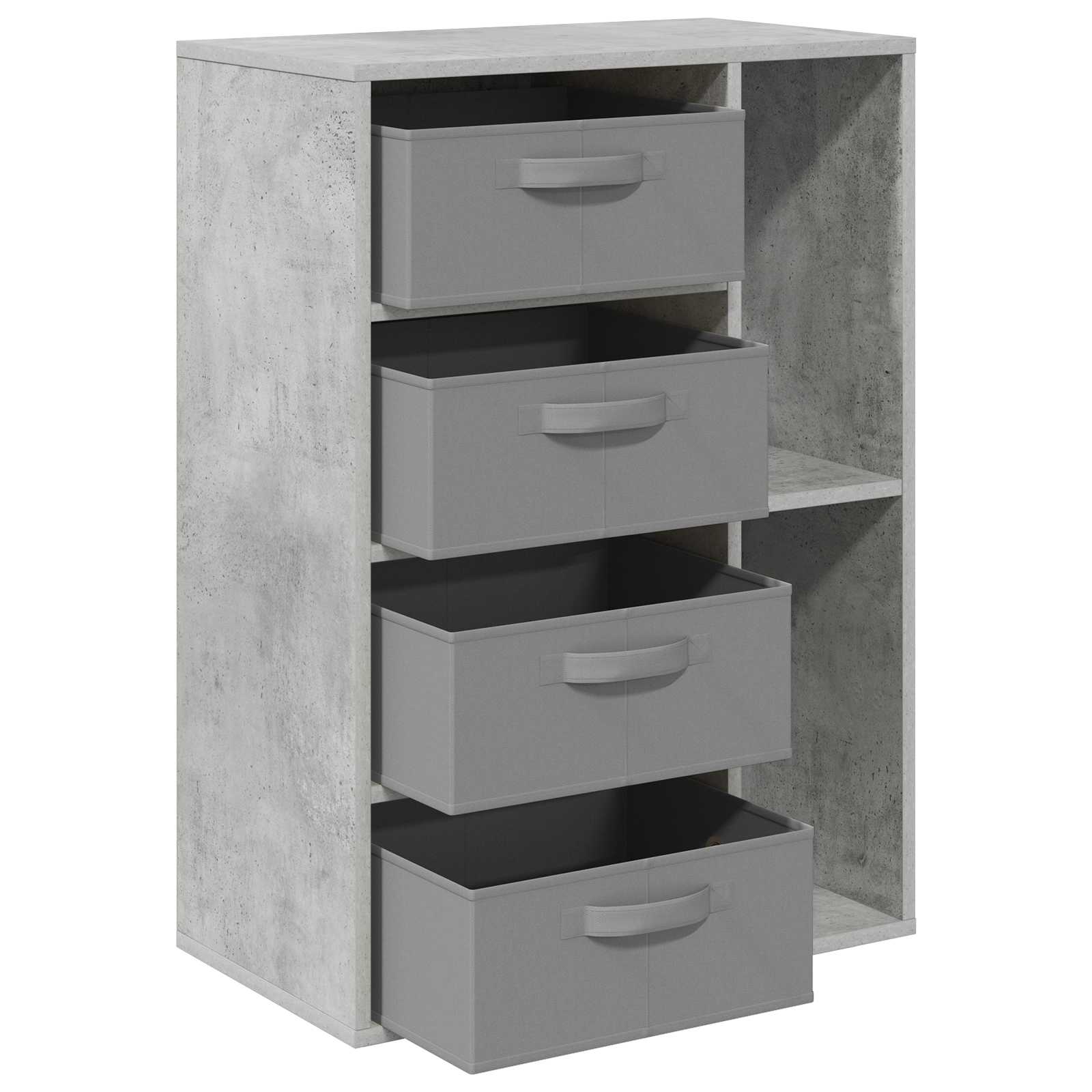 Buffet avec tiroir Gris béton 60 x 33,5 x 84 cm - XIOS