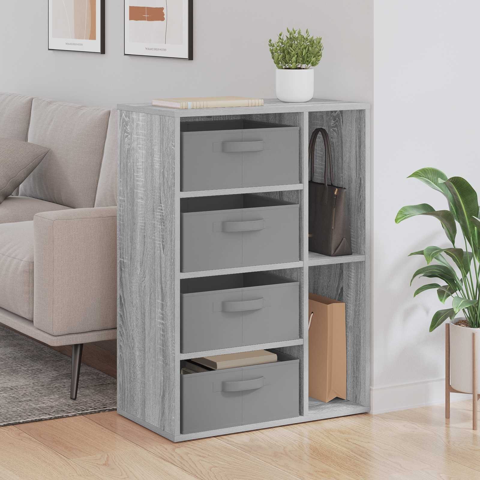 Buffet avec tiroir Gris Sonoma 60 x 33,5 x 84 cm - XIOS
