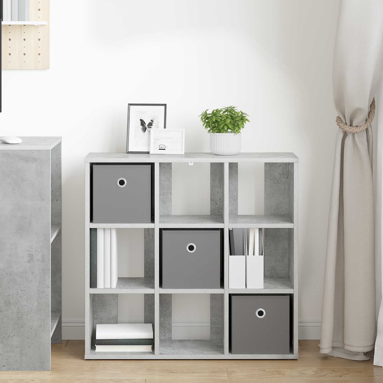 Buffet avec tiroir Gris béton 73,5 x 24 x 69,5 cm - XIOS