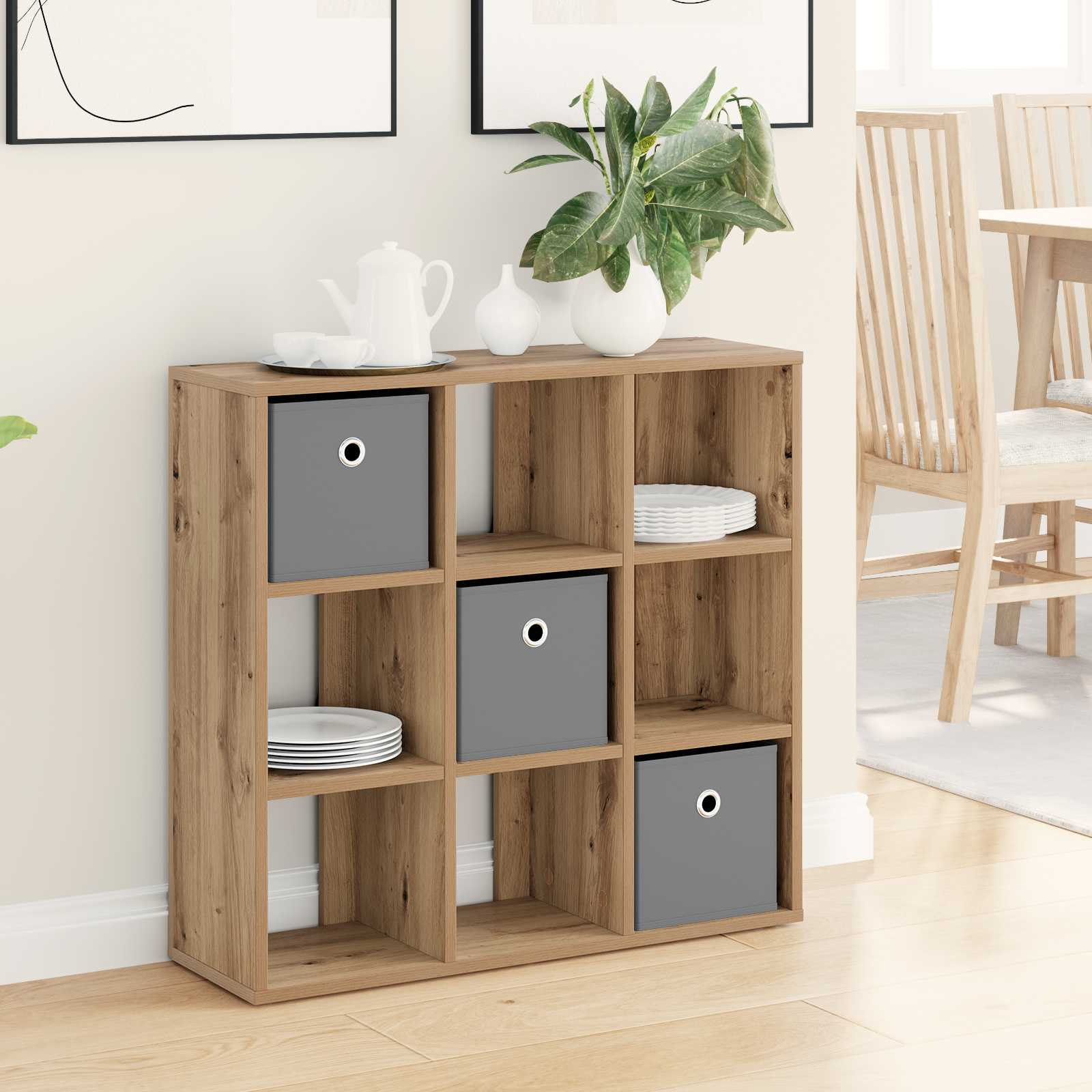 Buffet avec tiroir Chêne artisanal 73,5 x 24 x 69,5 cm - XIOS