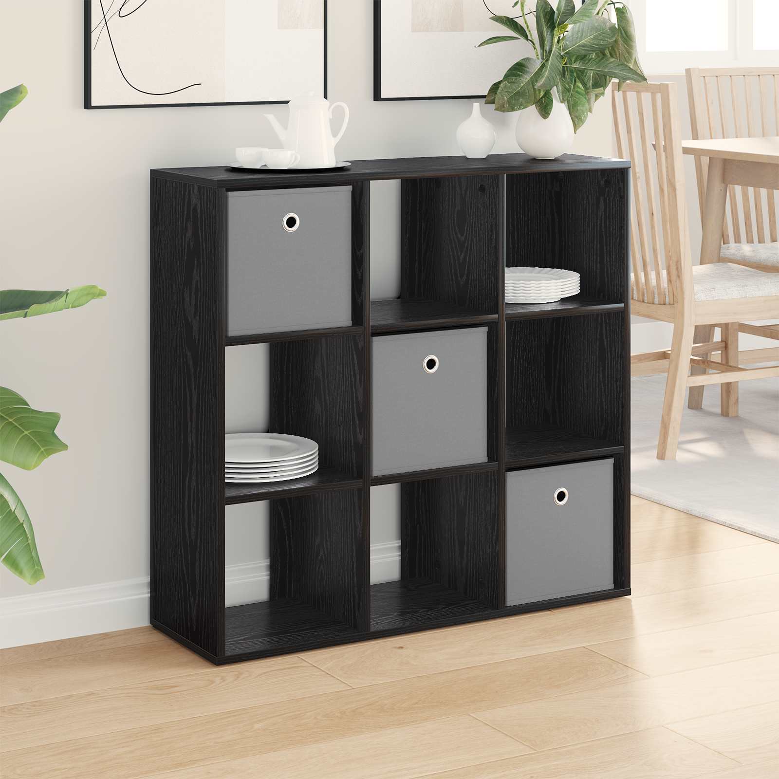 Buffet avec tiroir Chêne noir 88,5 x 29 x 84,5 cm - XIOS