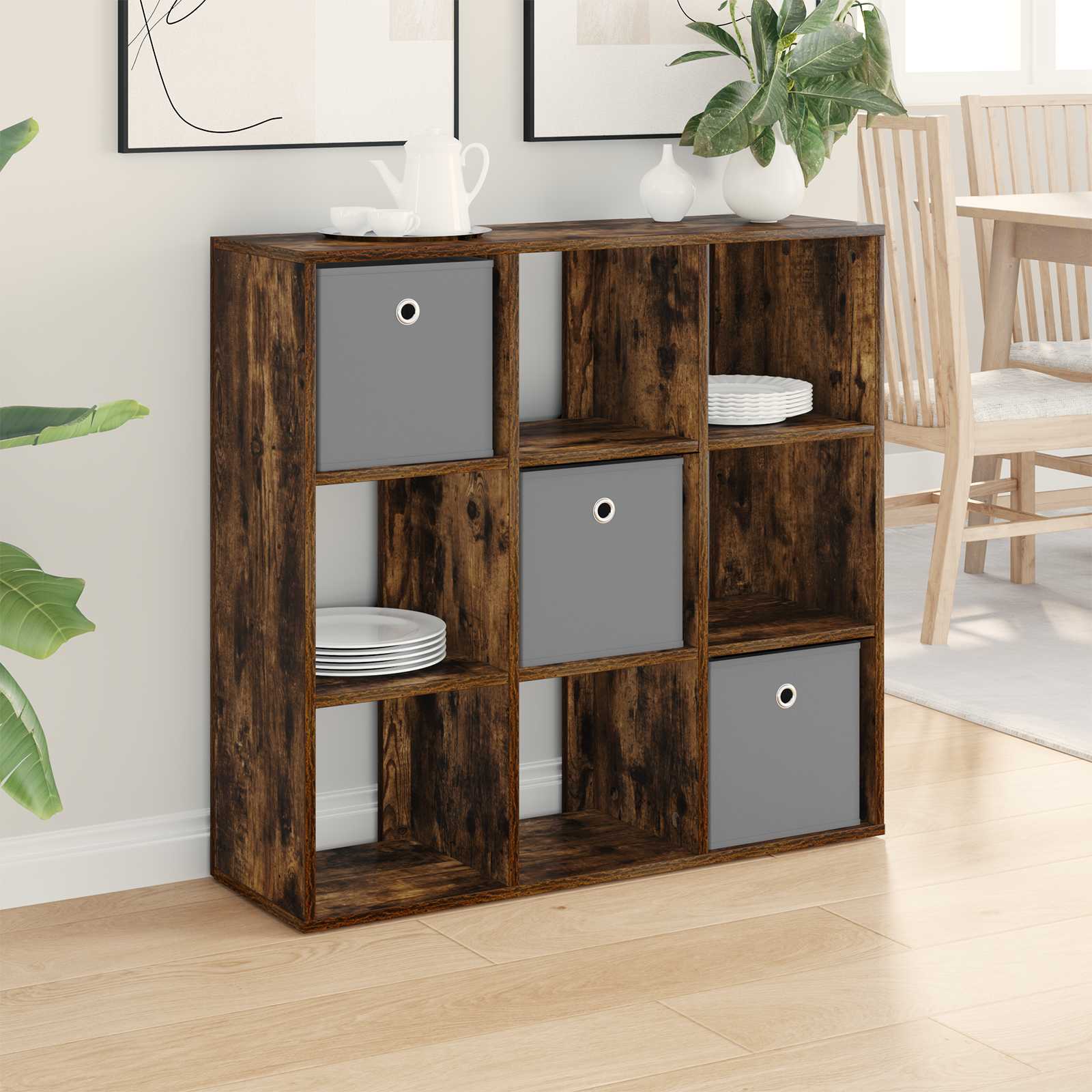 Buffet avec tiroir Chêne fumé 88,5 x 29 x 84,5 cm - XIOS