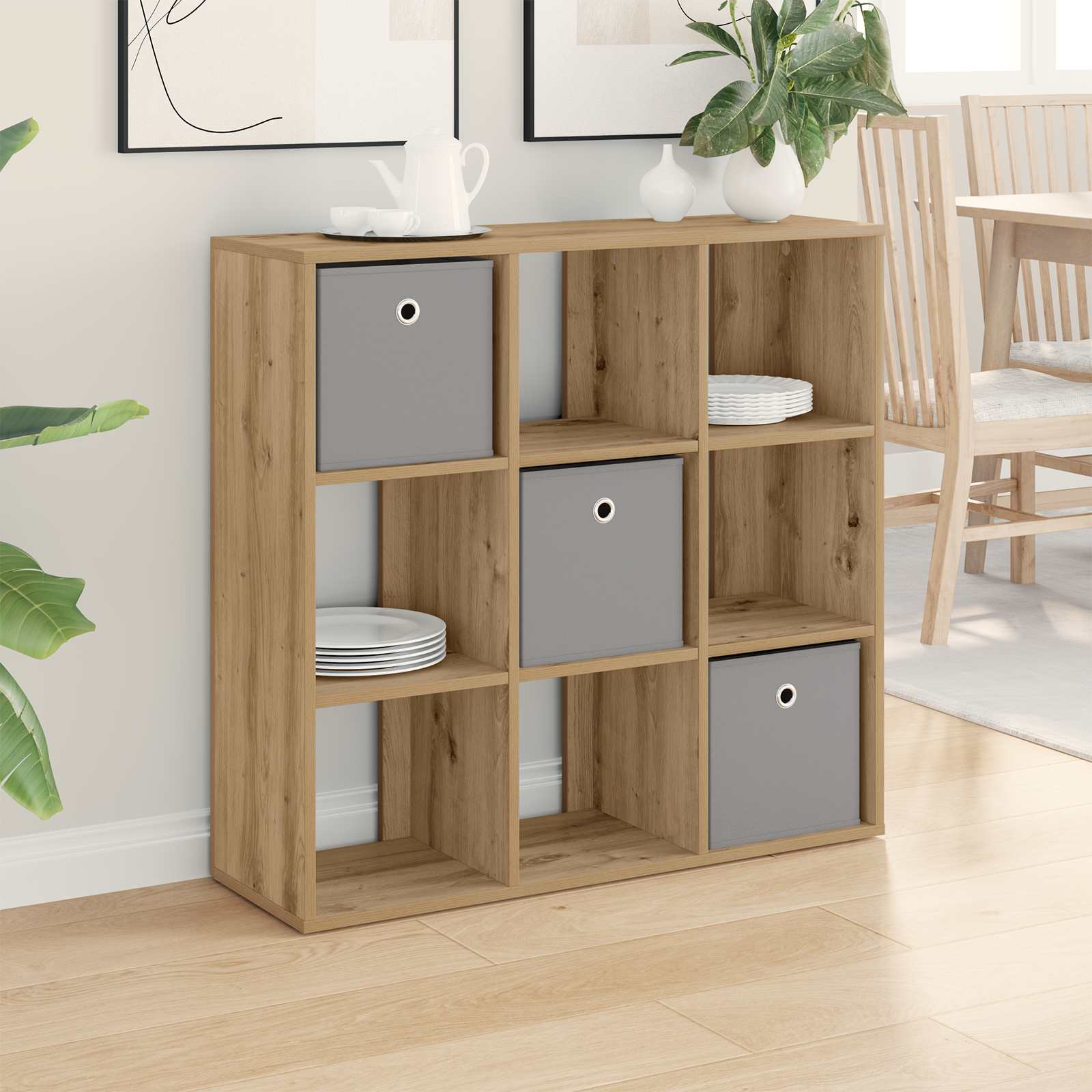 Buffet avec tiroir Chêne artisanal 88,5 x 29 x 84,5 cm - XIOS