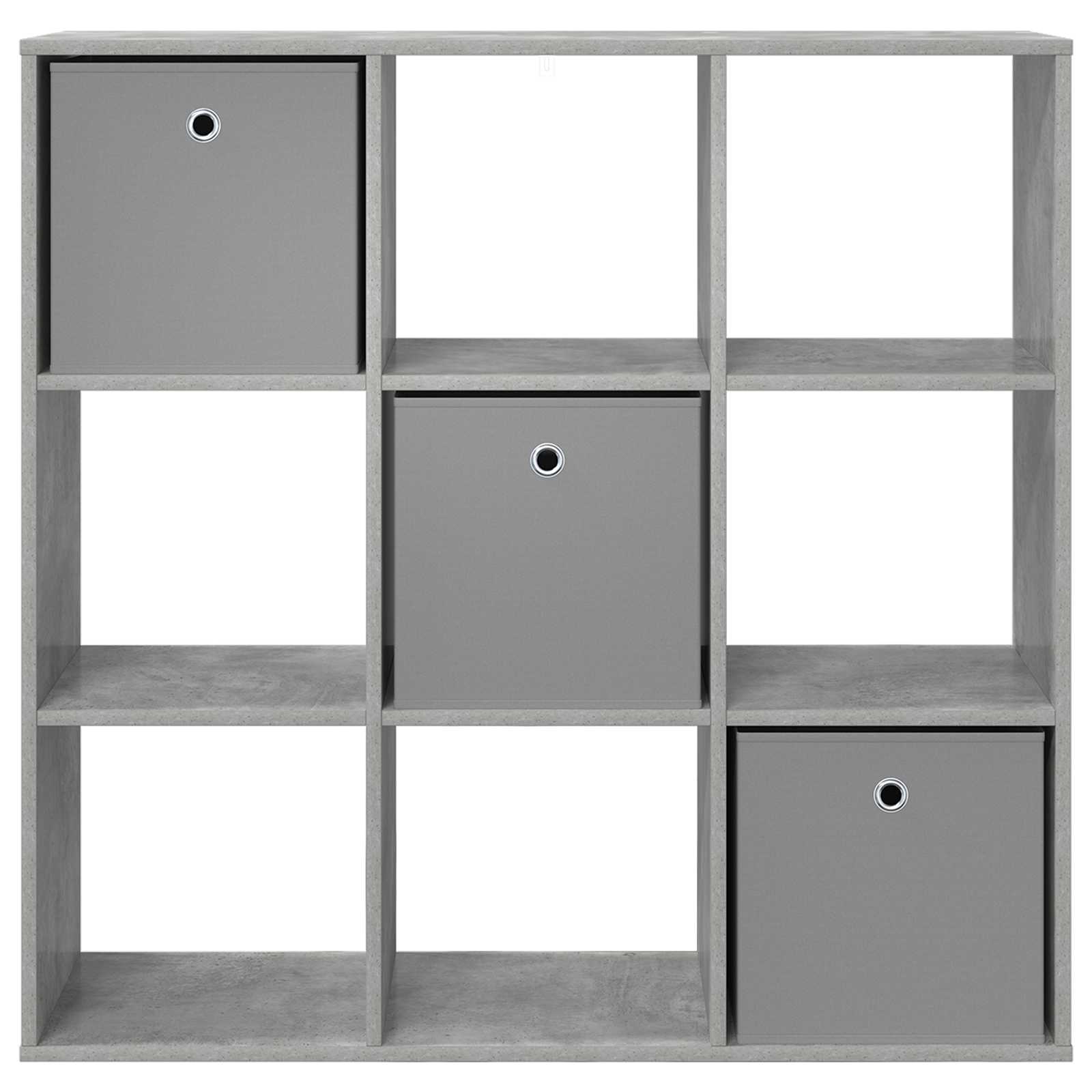 Buffet avec tiroir Gris béton 102 x 31 x 99,5 cm - XIOS