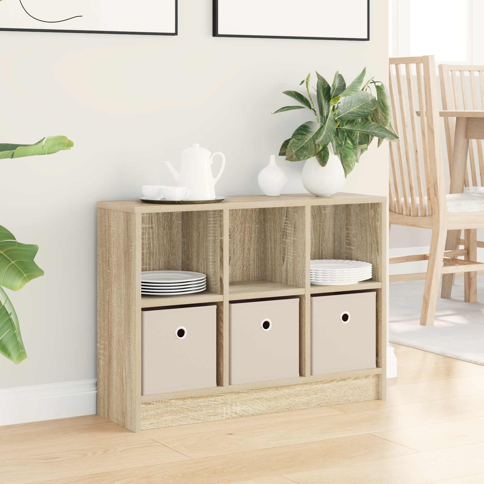 Buffet avec tiroir Chêne Sonoma 73,5 x 22,5 x 53,5 cm - XIOS