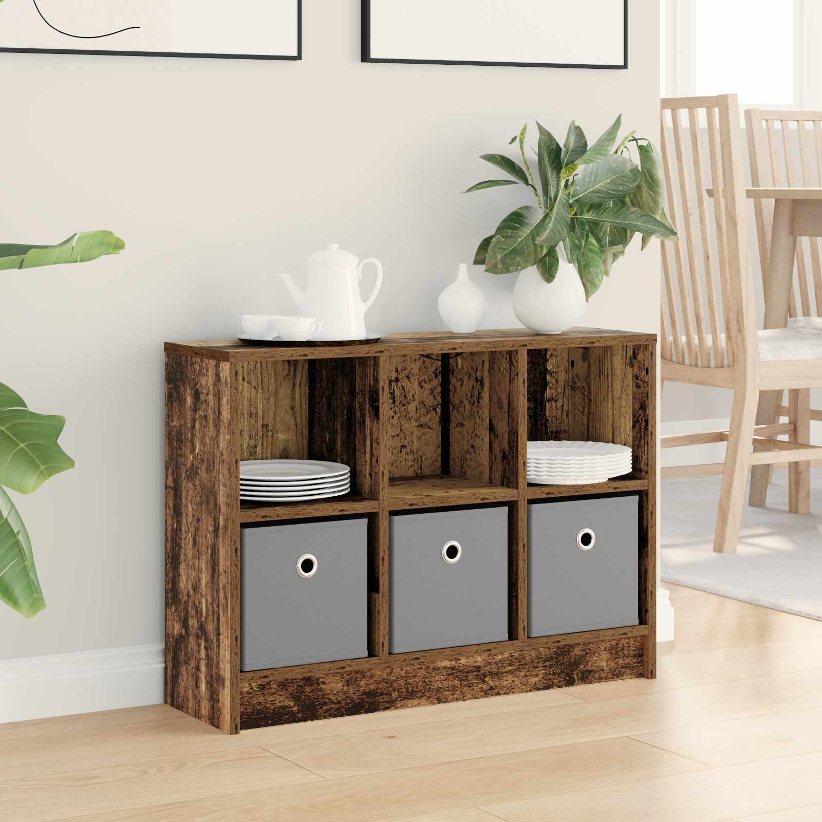 Buffet avec tiroir Bois ancien 73,5 x 22,5 x 53,5 cm - XIOS
