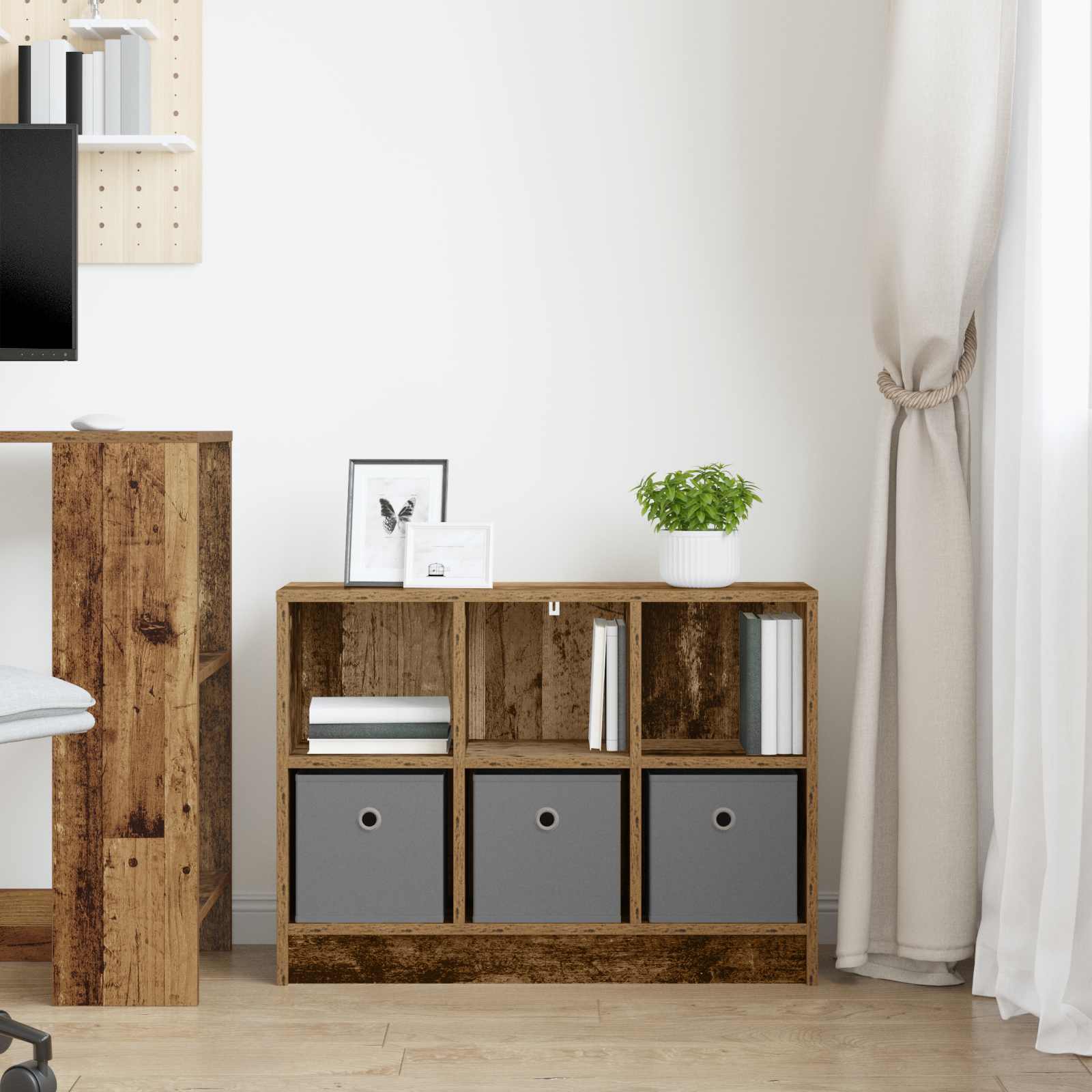 Buffet avec tiroir Bois ancien 73,5 x 22,5 x 53,5 cm - XIOS
