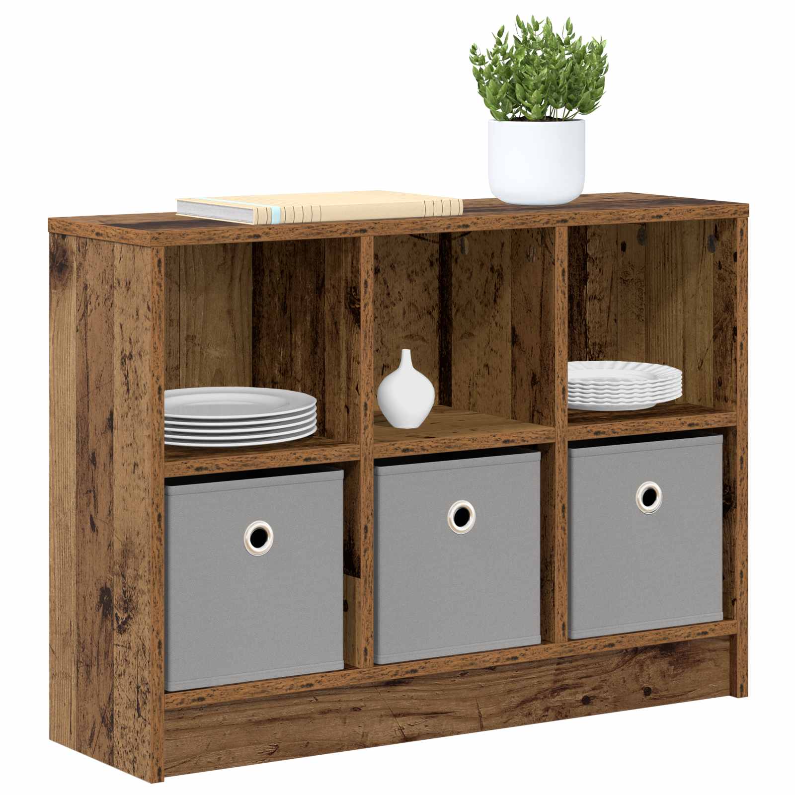 Buffet avec tiroir Bois ancien 73,5 x 22,5 x 53,5 cm - XIOS