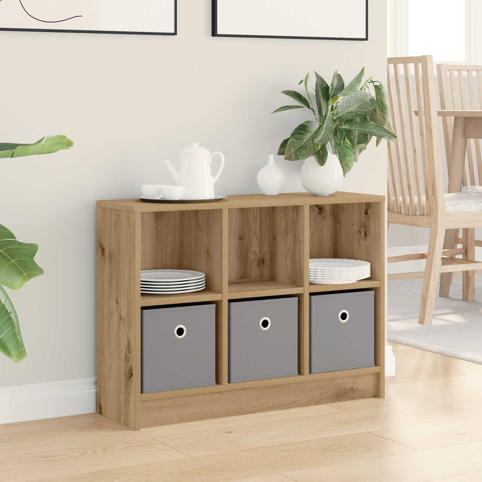 Buffet Chêne artisanal 73,5 x 22,5 x 53,5 cm - XIOS