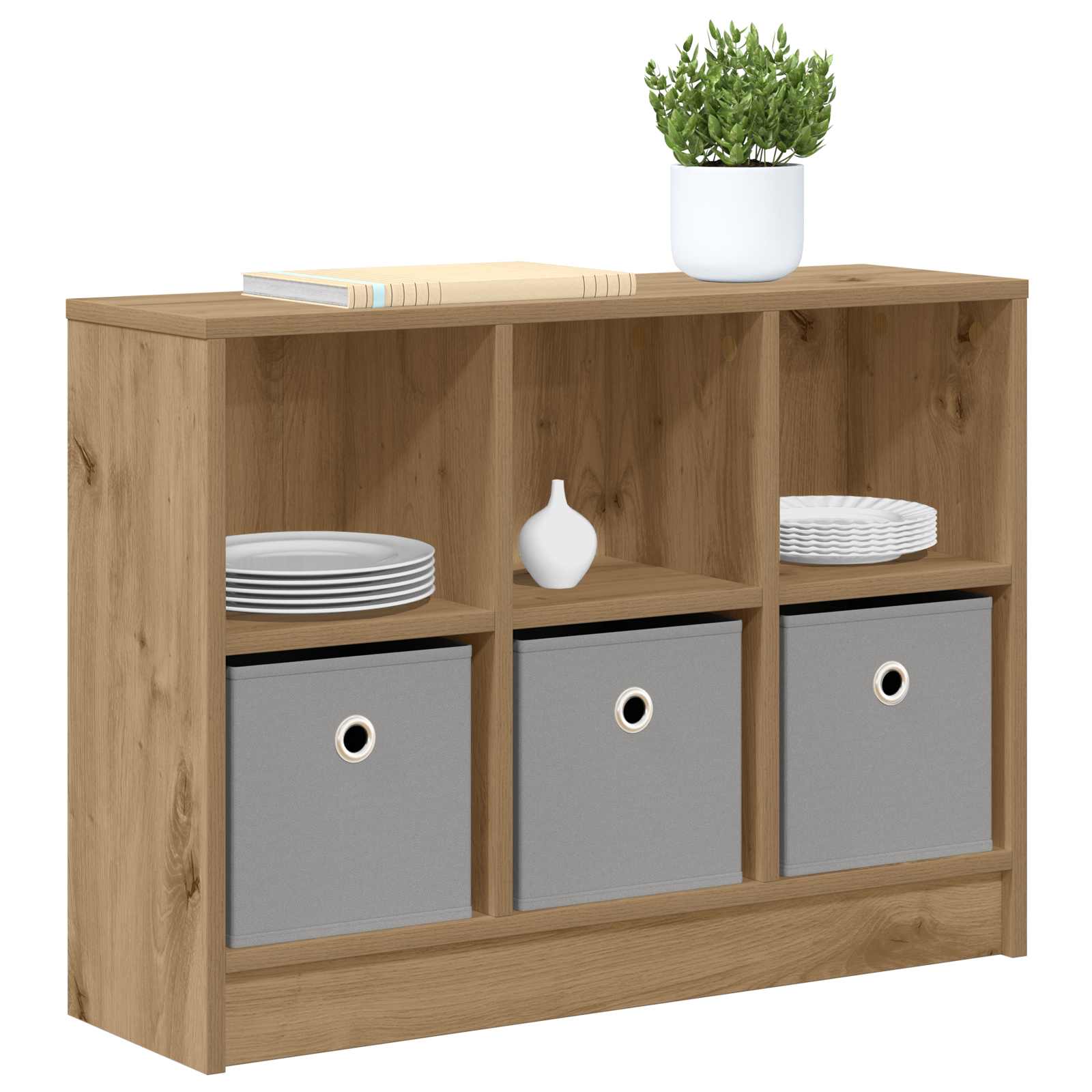 Buffet Chêne artisanal 73,5 x 22,5 x 53,5 cm - XIOS