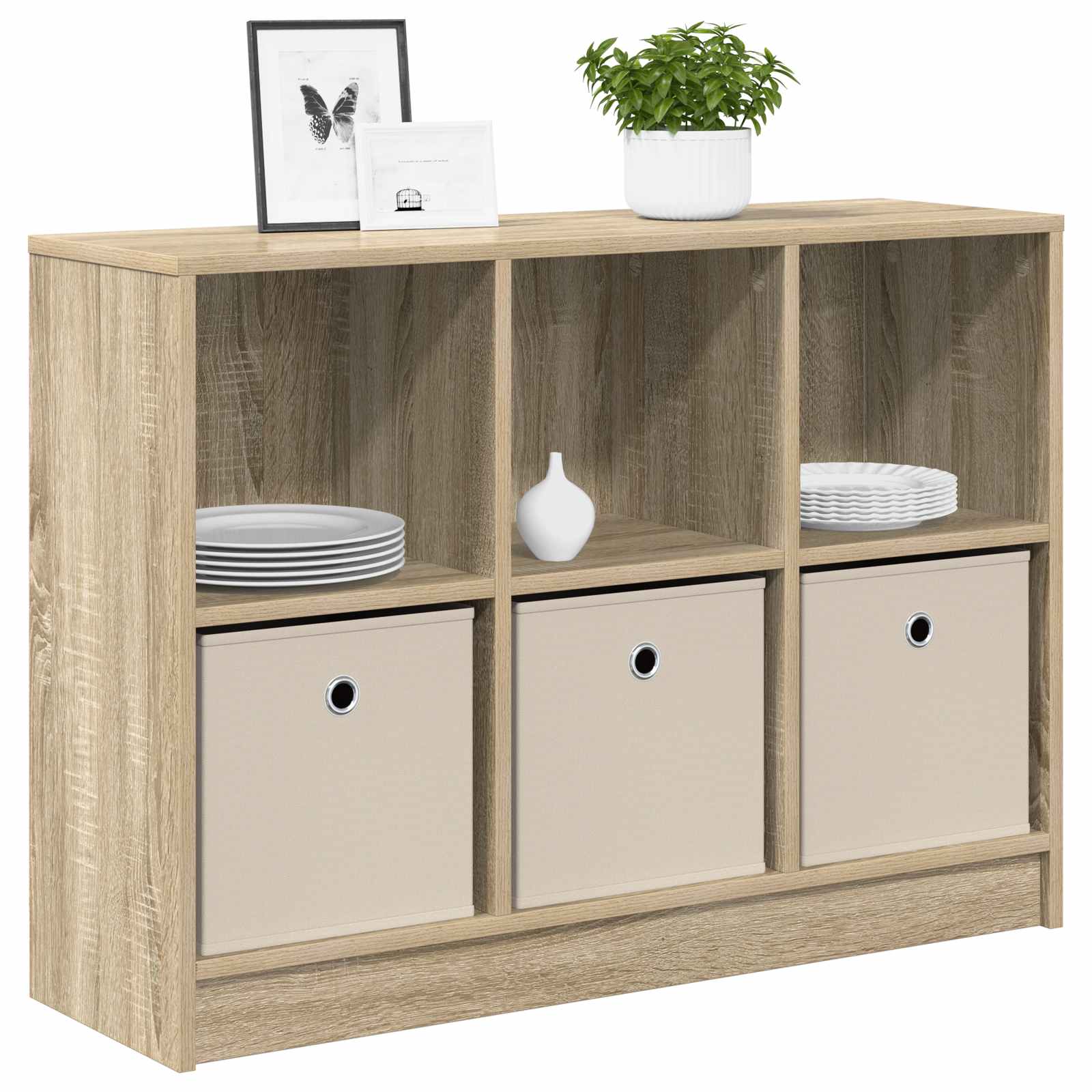 Buffet avec tiroir Chêne Sonoma 88,5 x 27,5 x 63,5 cm - XIOS