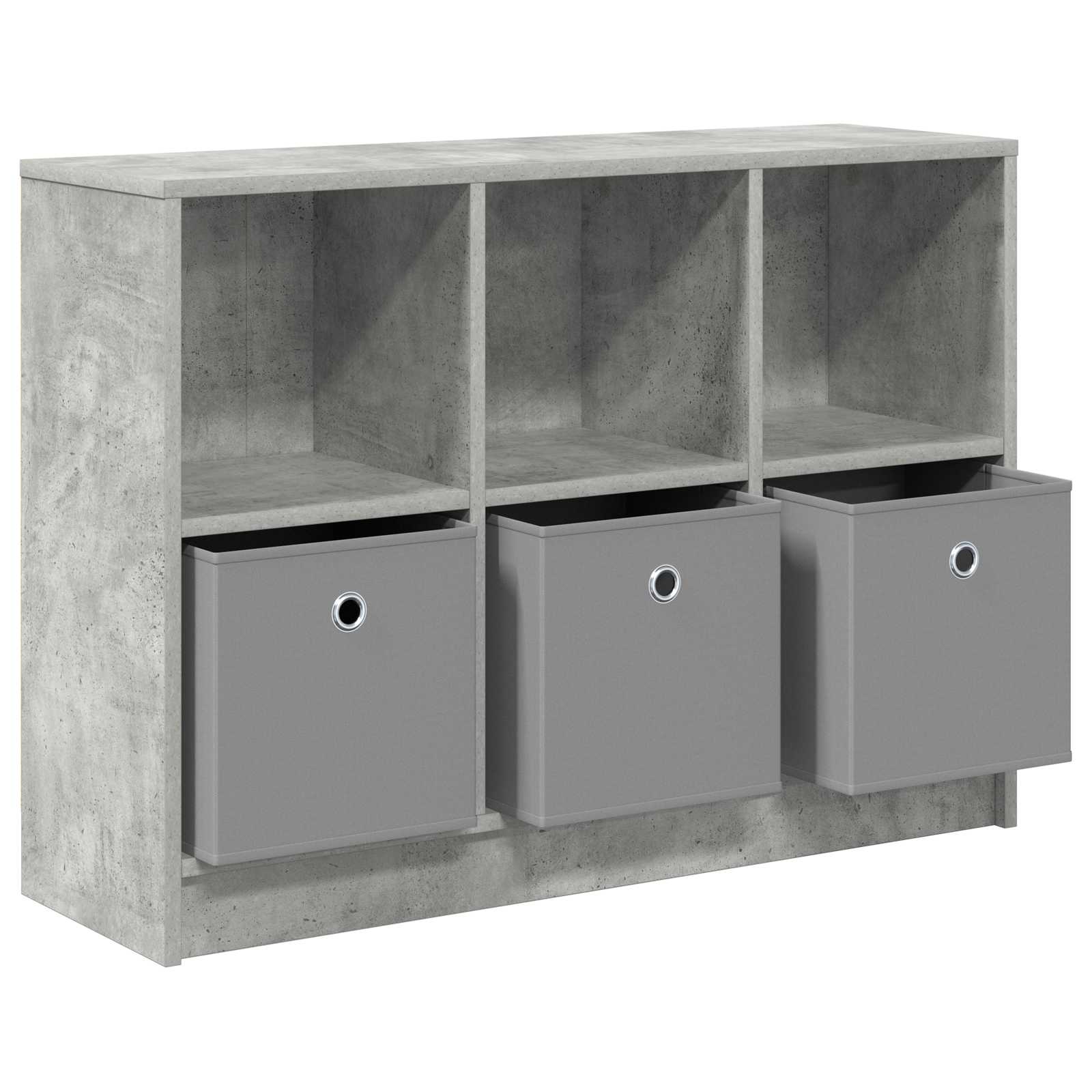 Buffet avec tiroir Gris béton 88,5 x 27,5 x 63,5 cm - XIOS