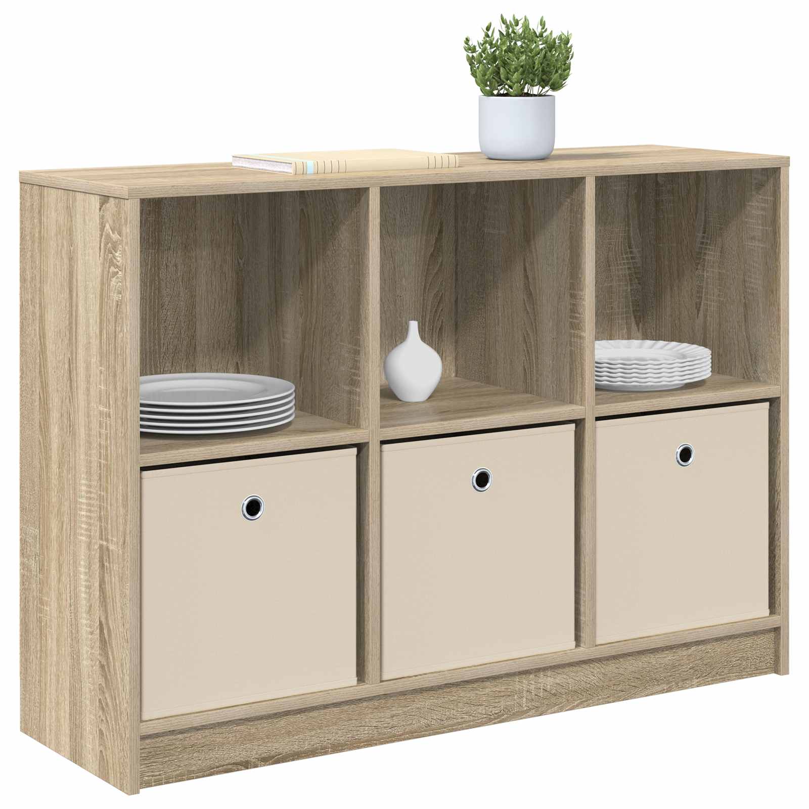 Buffet avec tiroir Chêne Sonoma 102 x 32 x 73,5 cm - XIOS