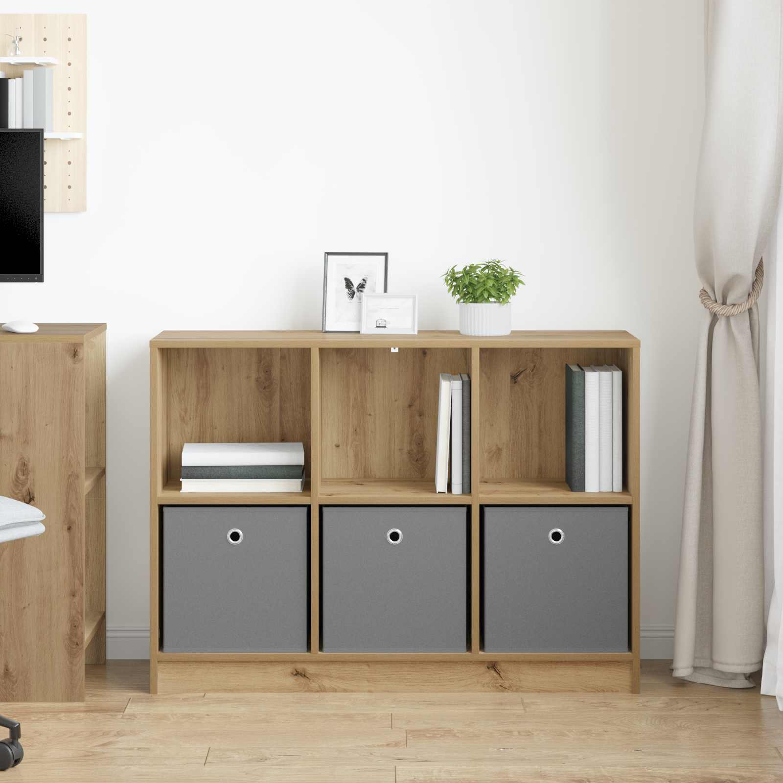Buffet avec tiroir Chêne artisanal 102 x 32 x 73,5 cm - XIOS
