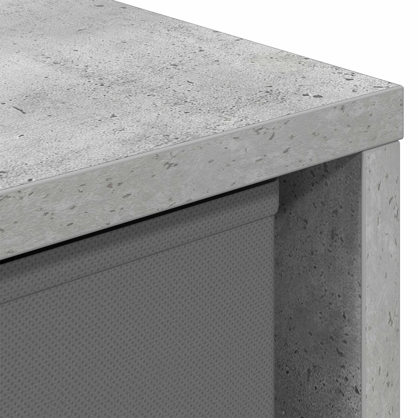 Buffet avec tiroir Gris béton 59,5 x 27 x 57 cm - XIOS