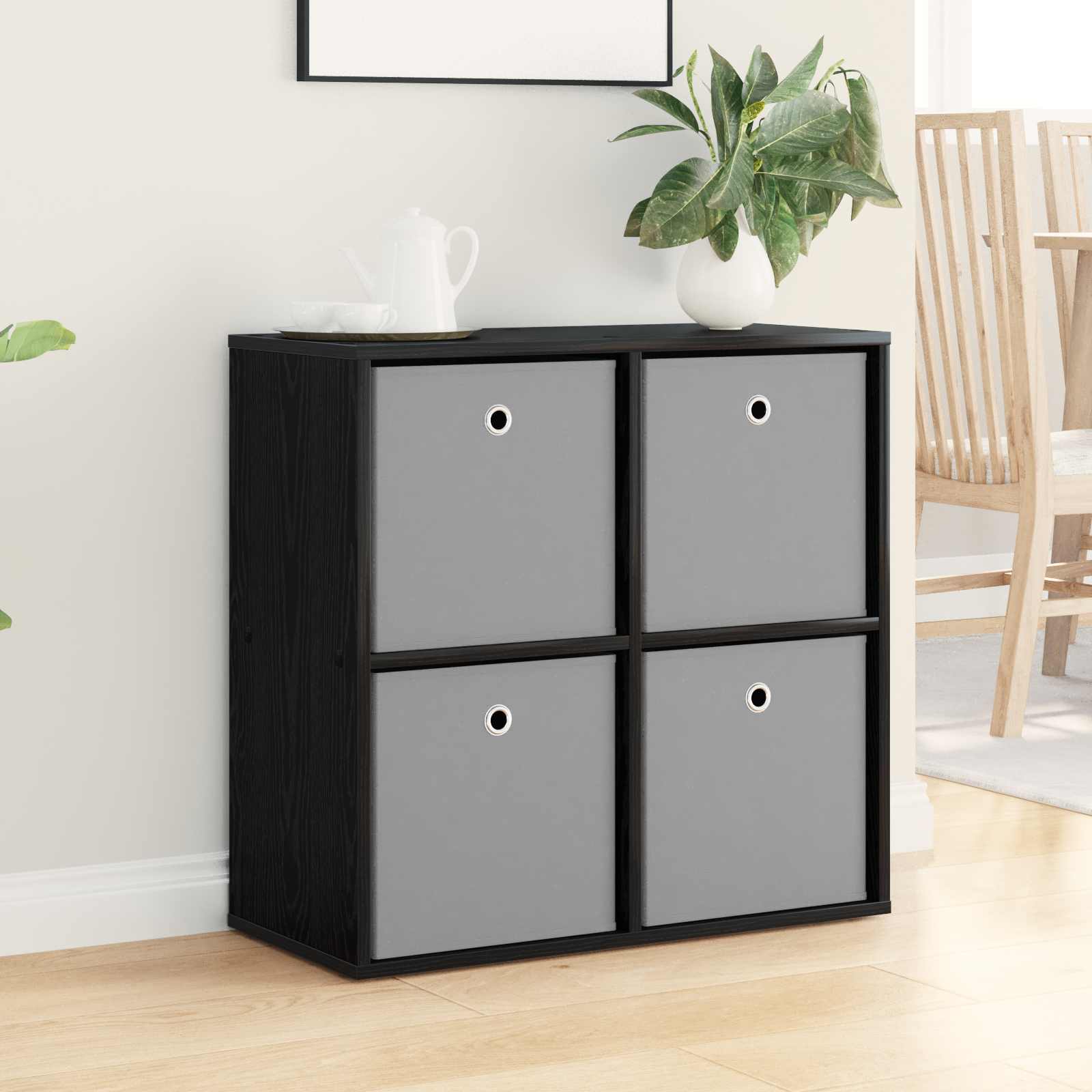 Buffet avec tiroir Chêne noir 68,5 x 32 x 67 cm - XIOS