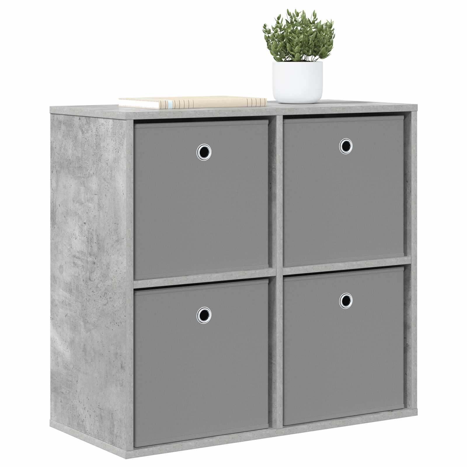 Buffet avec tiroir Gris béton 68,5 x 32 x 67 cm - XIOS