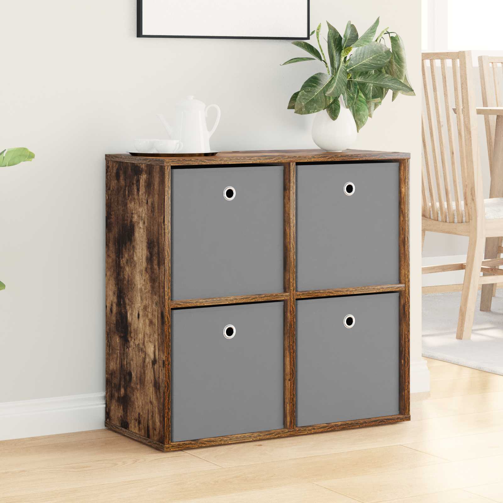 Buffet avec tiroir Chêne fumé 68,5 x 32 x 67 cm - XIOS