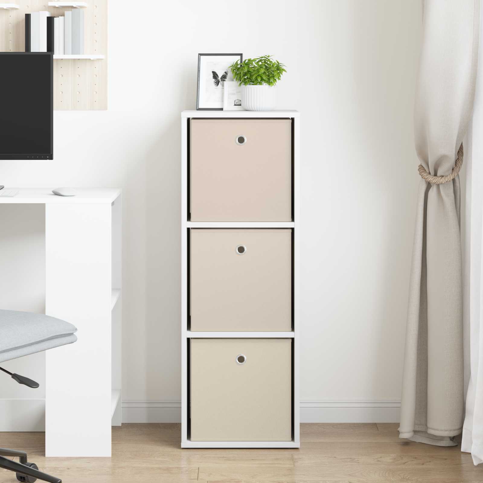 Buffet avec tiroir Blanc 35 x 32 x 99,5 cm - XIOS