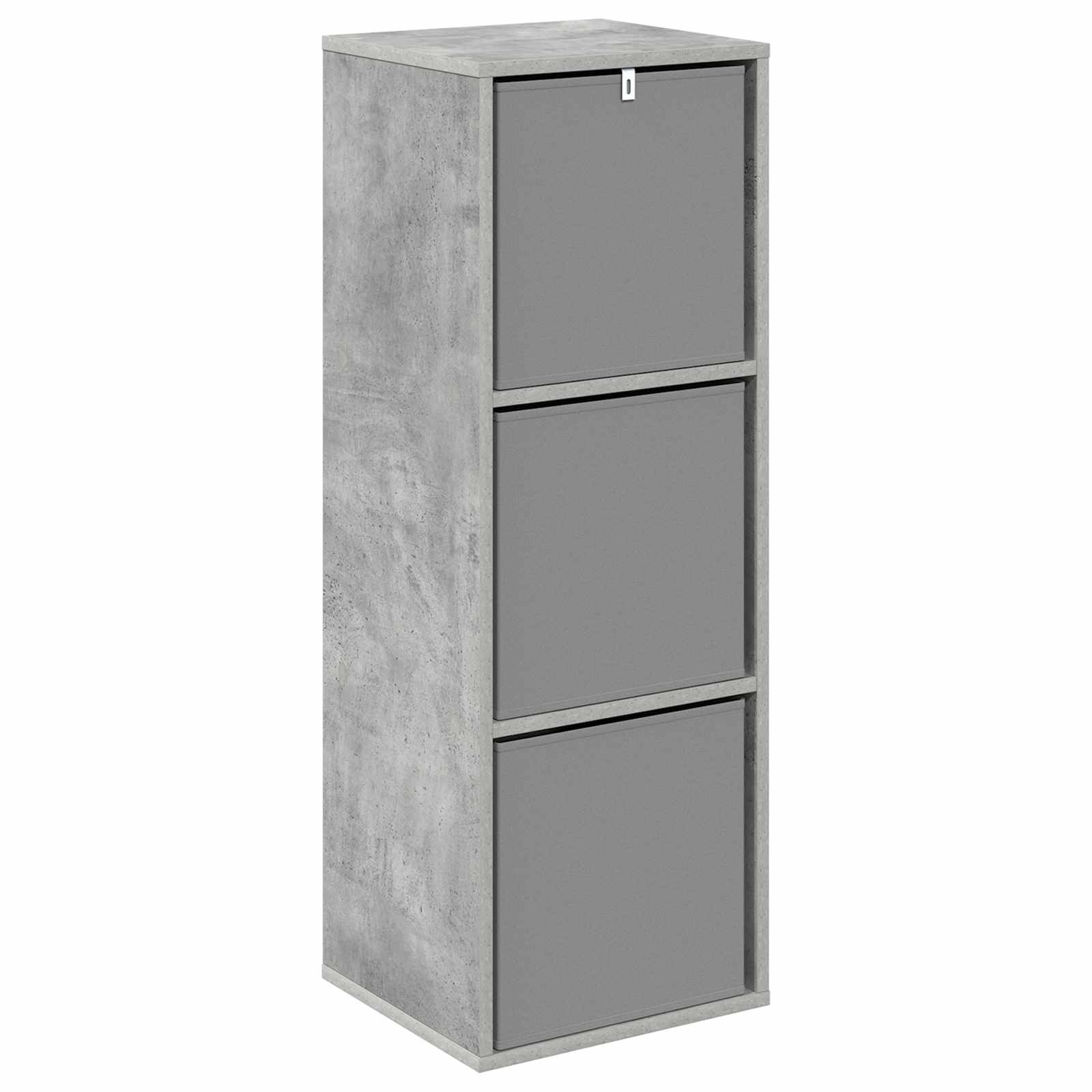 Buffet avec tiroir Gris béton 35 x 32 x 99,5 cm - XIOS