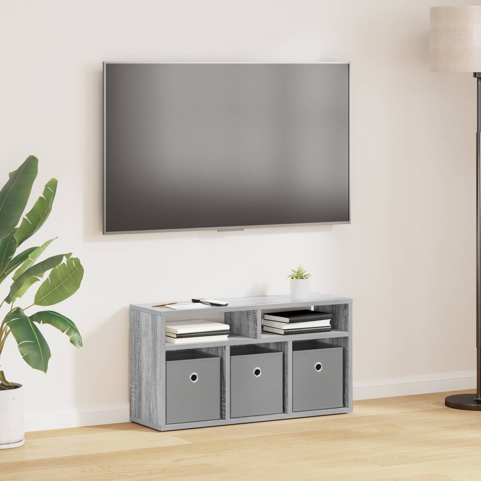 Basboard avec tiroir Gris Sonoma 72 x 22,5 x 38 cm - XIOS