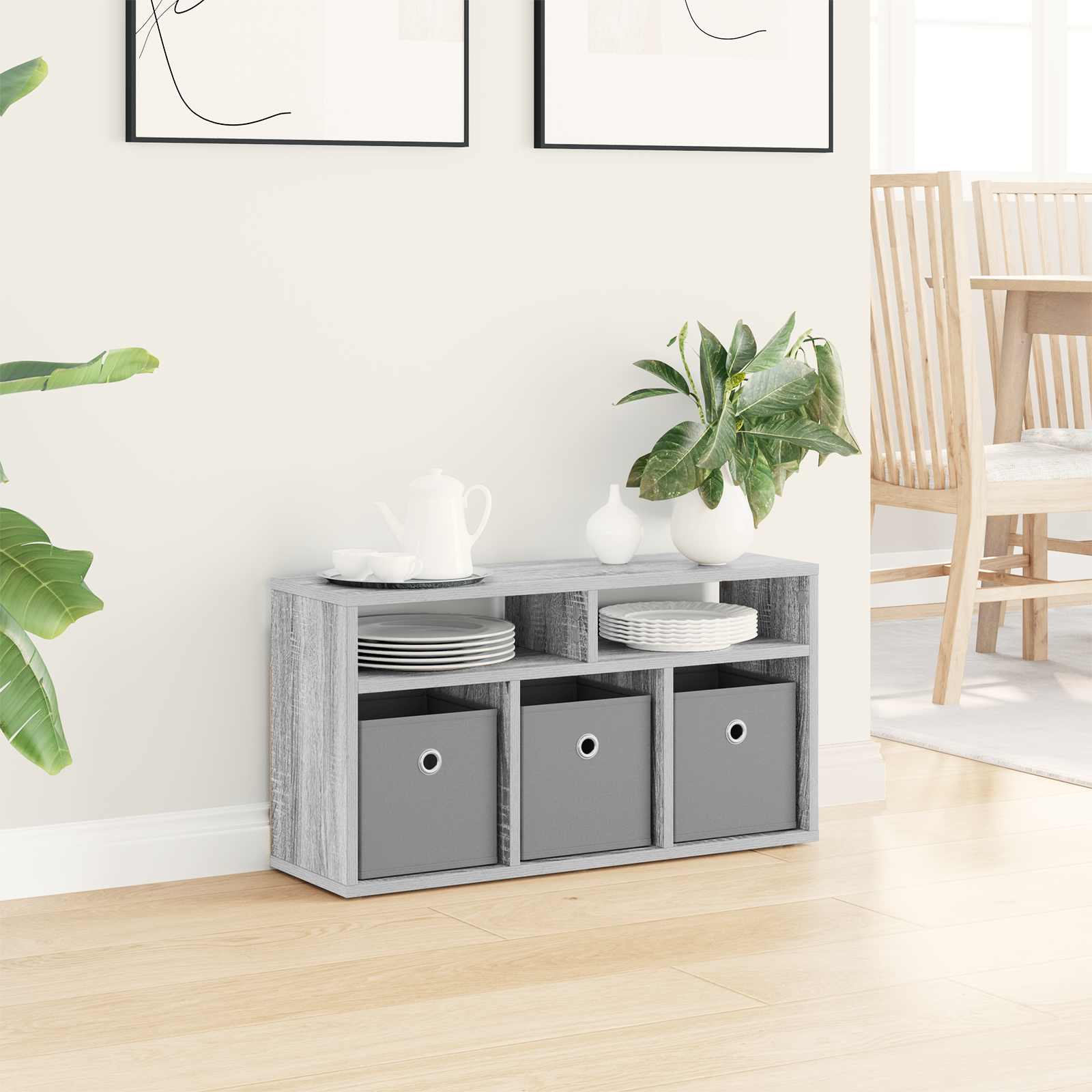 Basboard avec tiroir Gris Sonoma 72 x 22,5 x 38 cm - XIOS