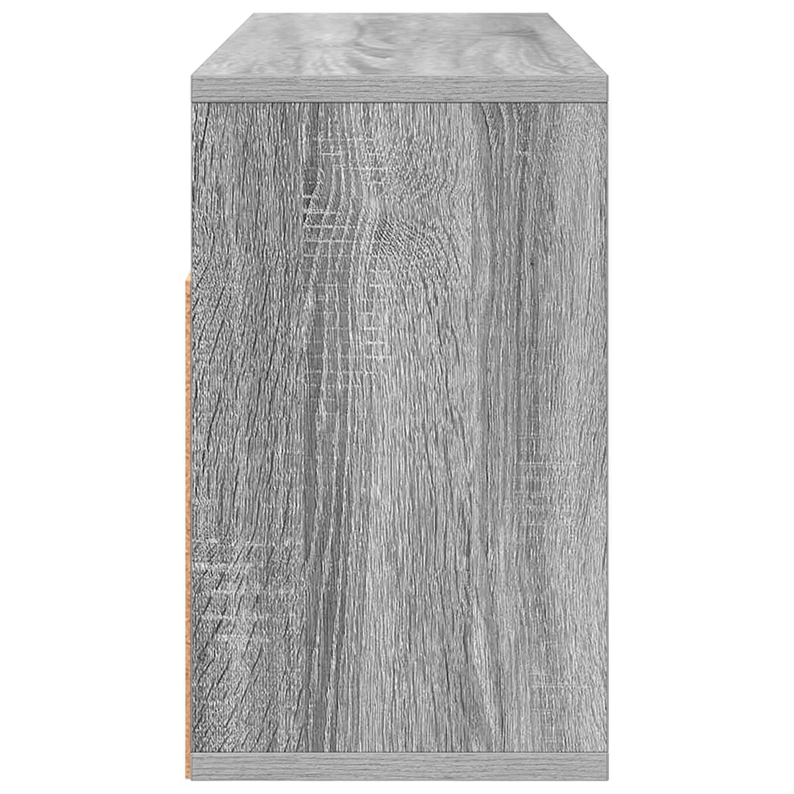 Basboard avec tiroir Gris Sonoma 72 x 22,5 x 38 cm - XIOS