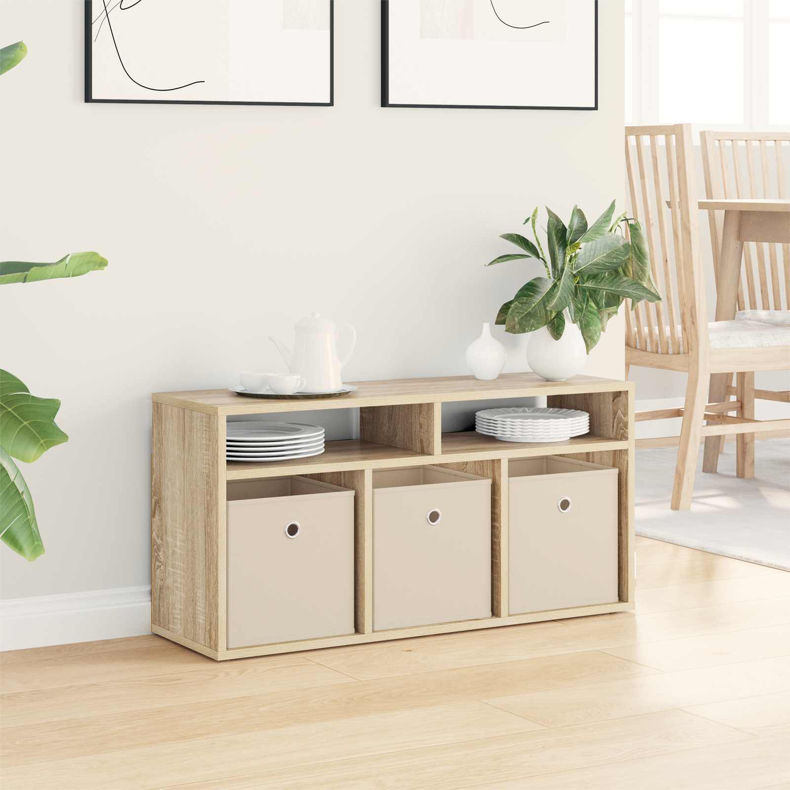 Basboard avec tiroir Chêne Sonoma 87 x 27,5 x 43 cm - XIOS