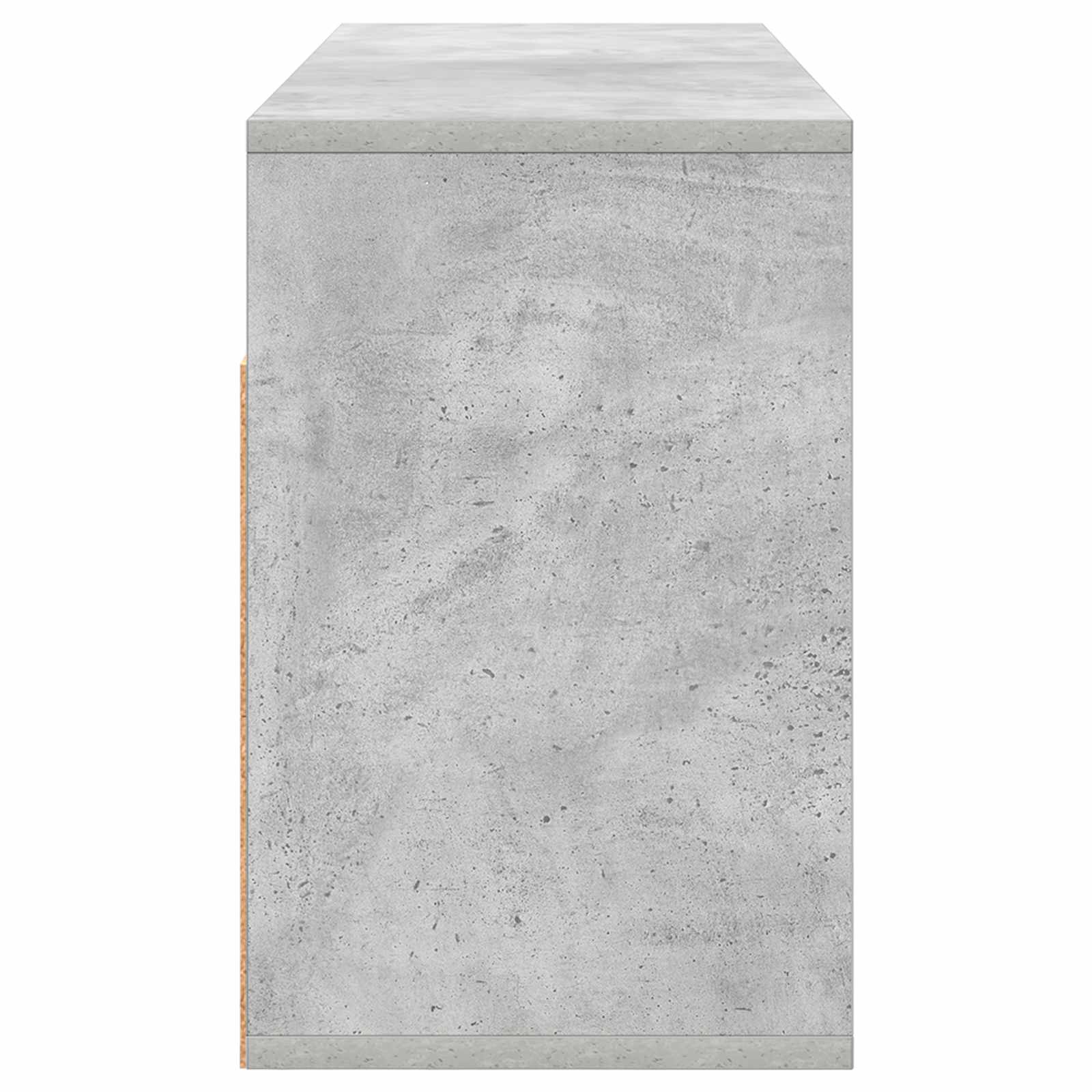 Basboard avec tiroir Gris béton 87 x 27,5 x 43 cm - XIOS
