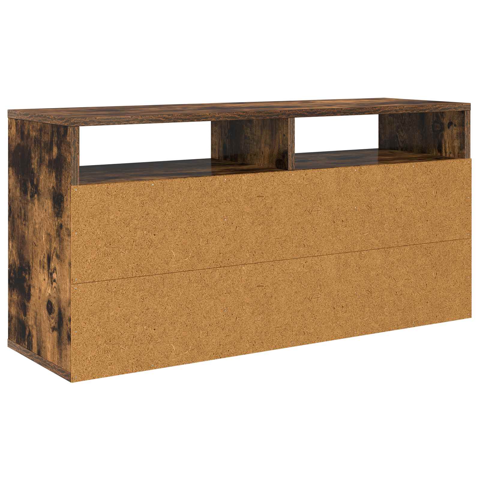 Basboard avec tiroir Chêne fumé 87 x 27,5 x 43 cm - XIOS
