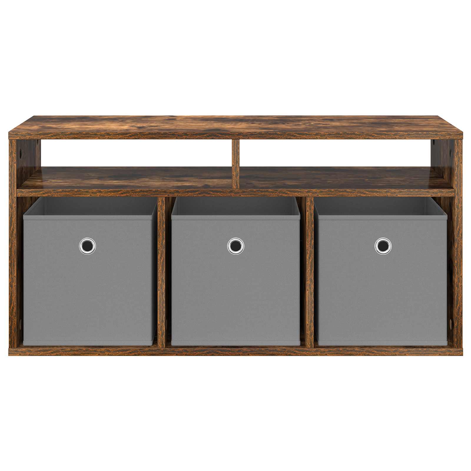 Basboard avec tiroir Chêne fumé 87 x 27,5 x 43 cm - XIOS