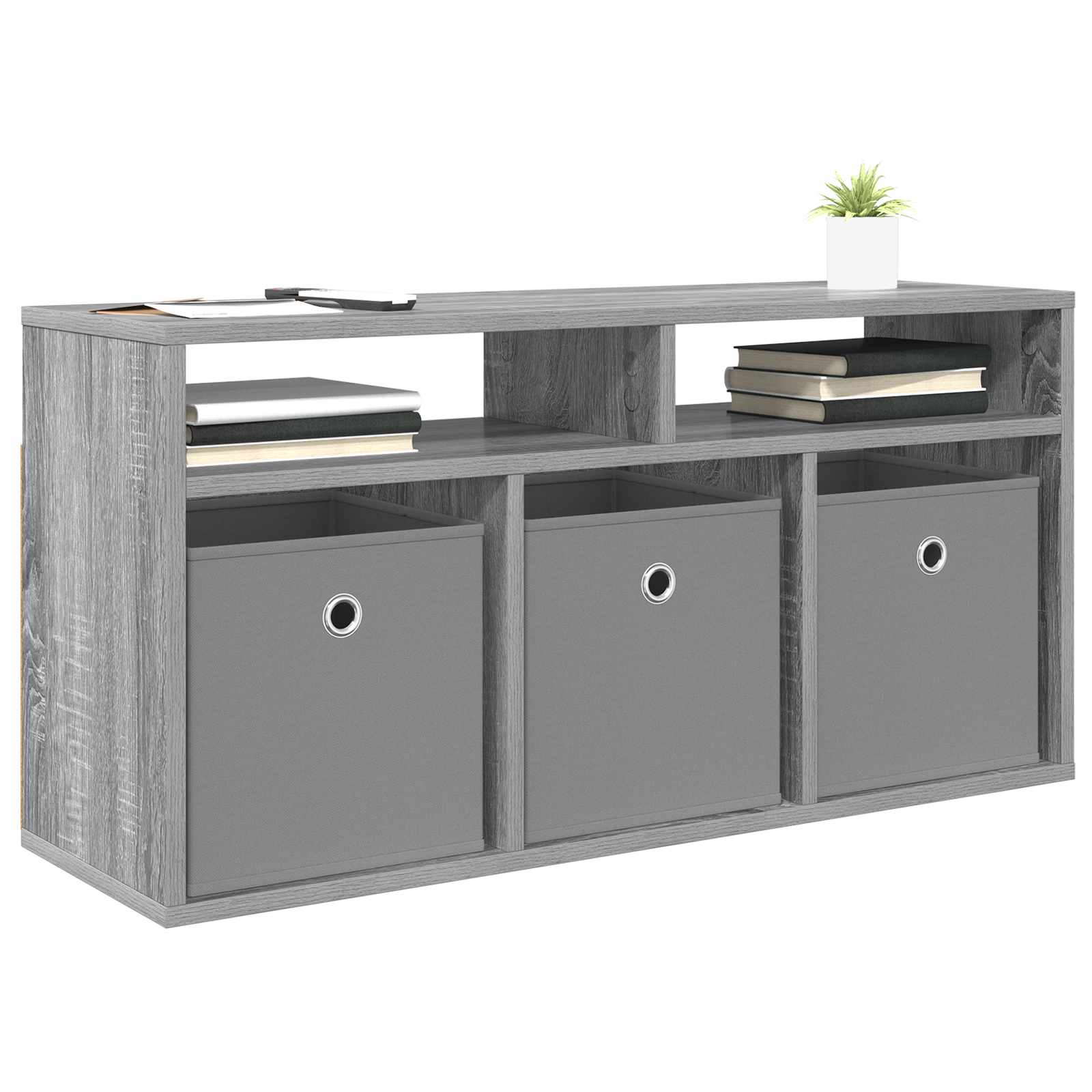 Basboard avec tiroir Gris Sonoma 87 x 27,5 x 43 cm - XIOS