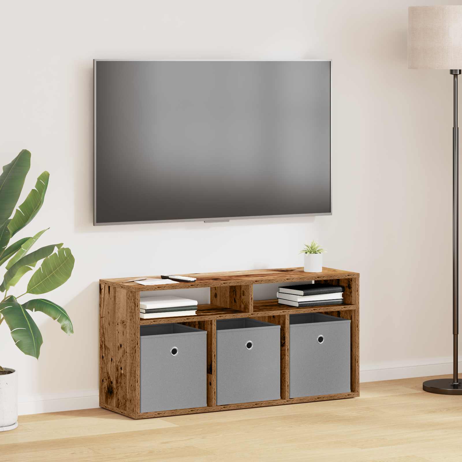 Basboard avec tiroir Bois ancien 87 x 27,5 x 43 cm - XIOS