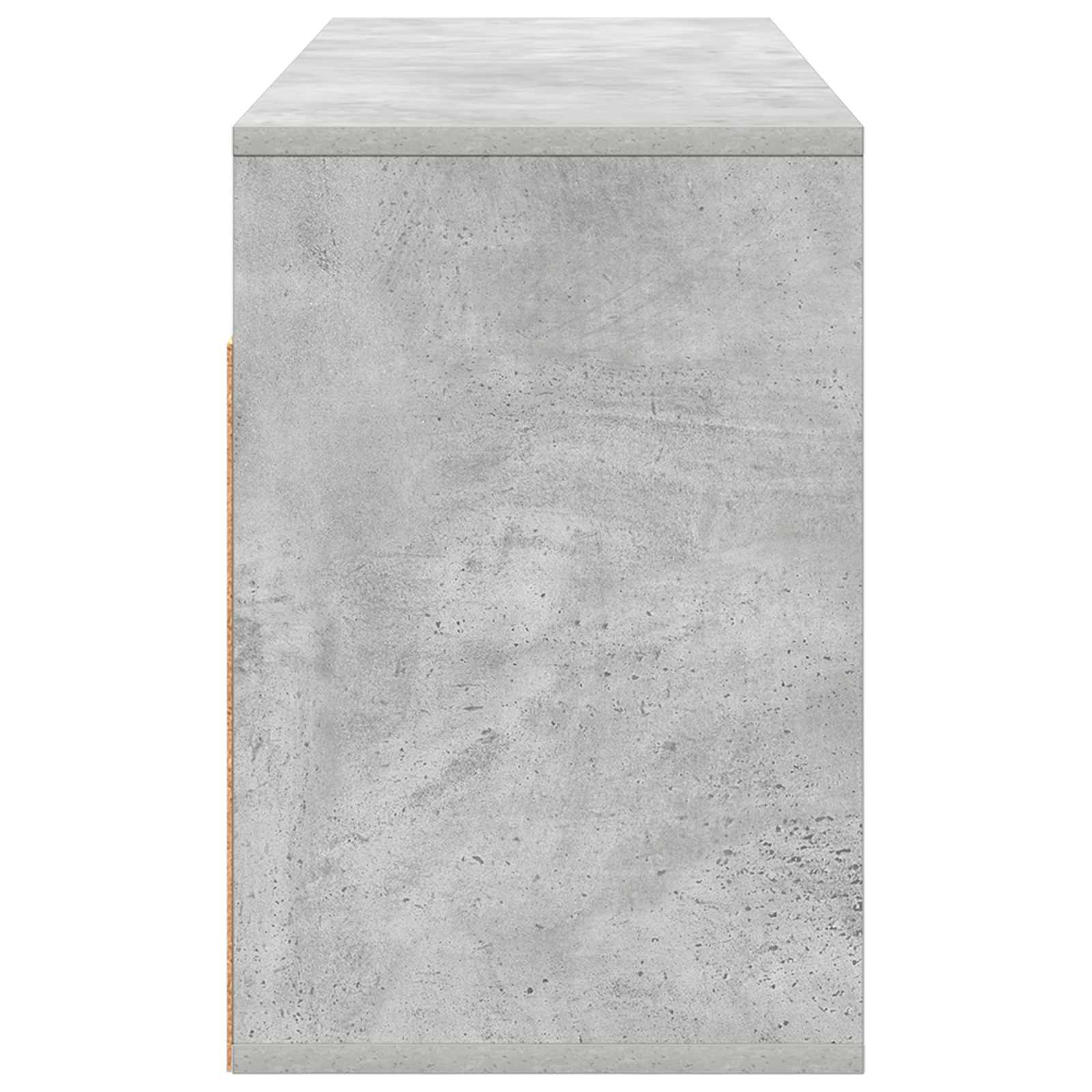 Basboard avec tiroir Gris béton 102 x 32 x 48,5 cm - XIOS