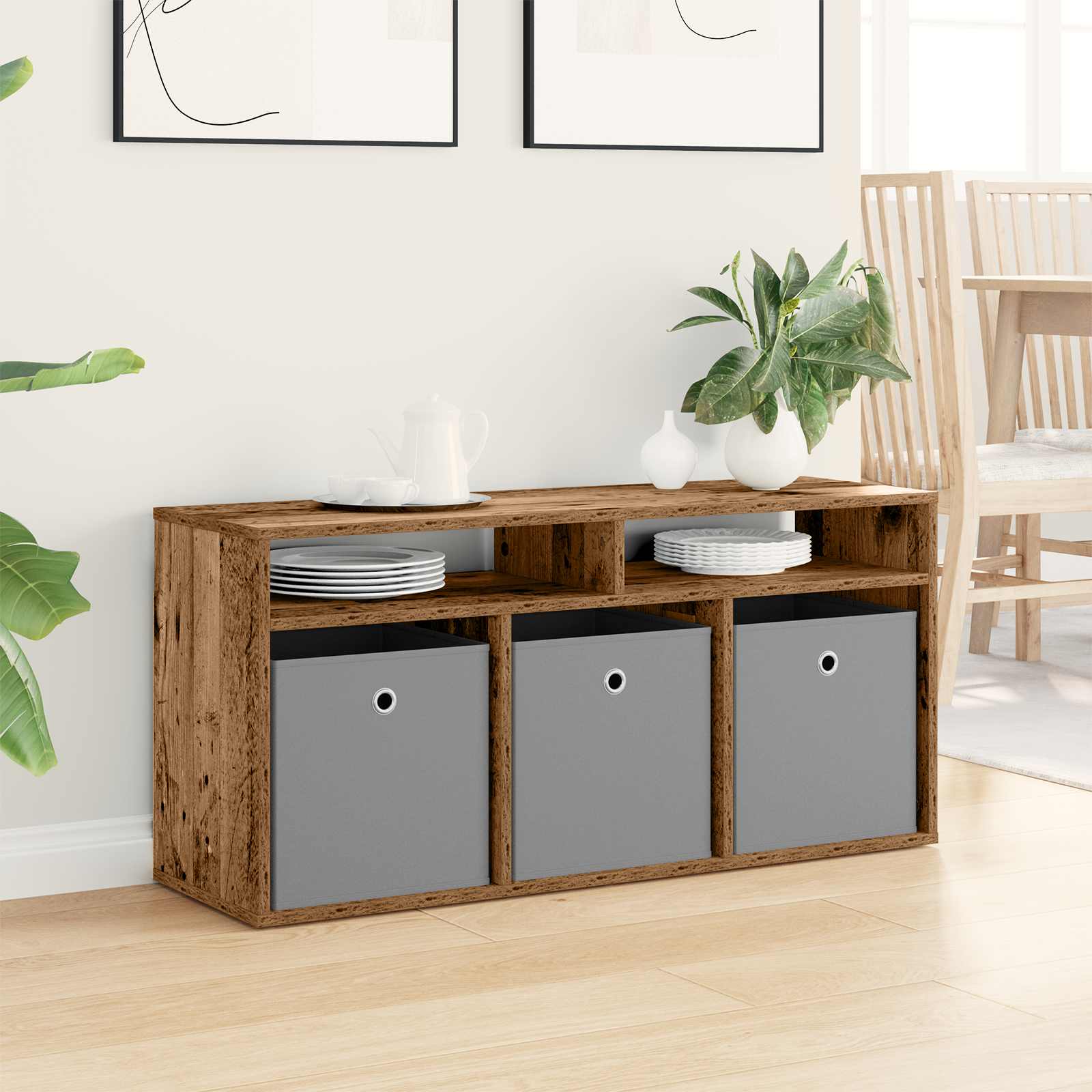 Basboard avec tiroir Bois ancien 102 x 32 x 48,5 cm - XIOS
