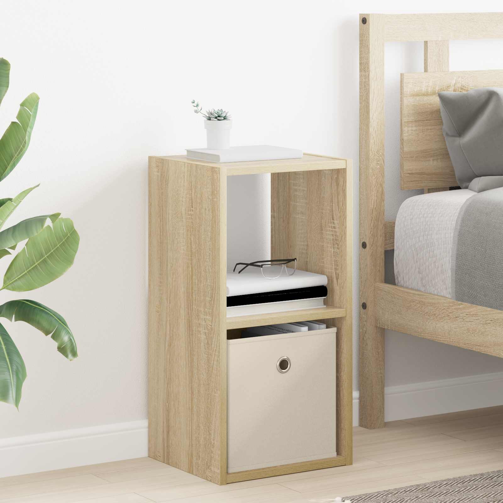 Table de chevet 2 pc Chêne Sonoma 30,5 x 27 x 59,5 cm - XIOS
