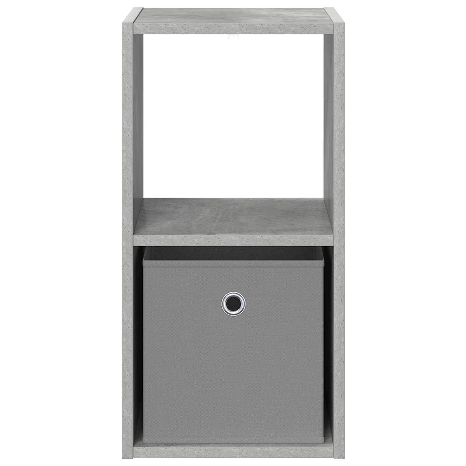 Table de chevet 2 pc Gris béton 30,5 x 27 x 59,5 cm - XIOS