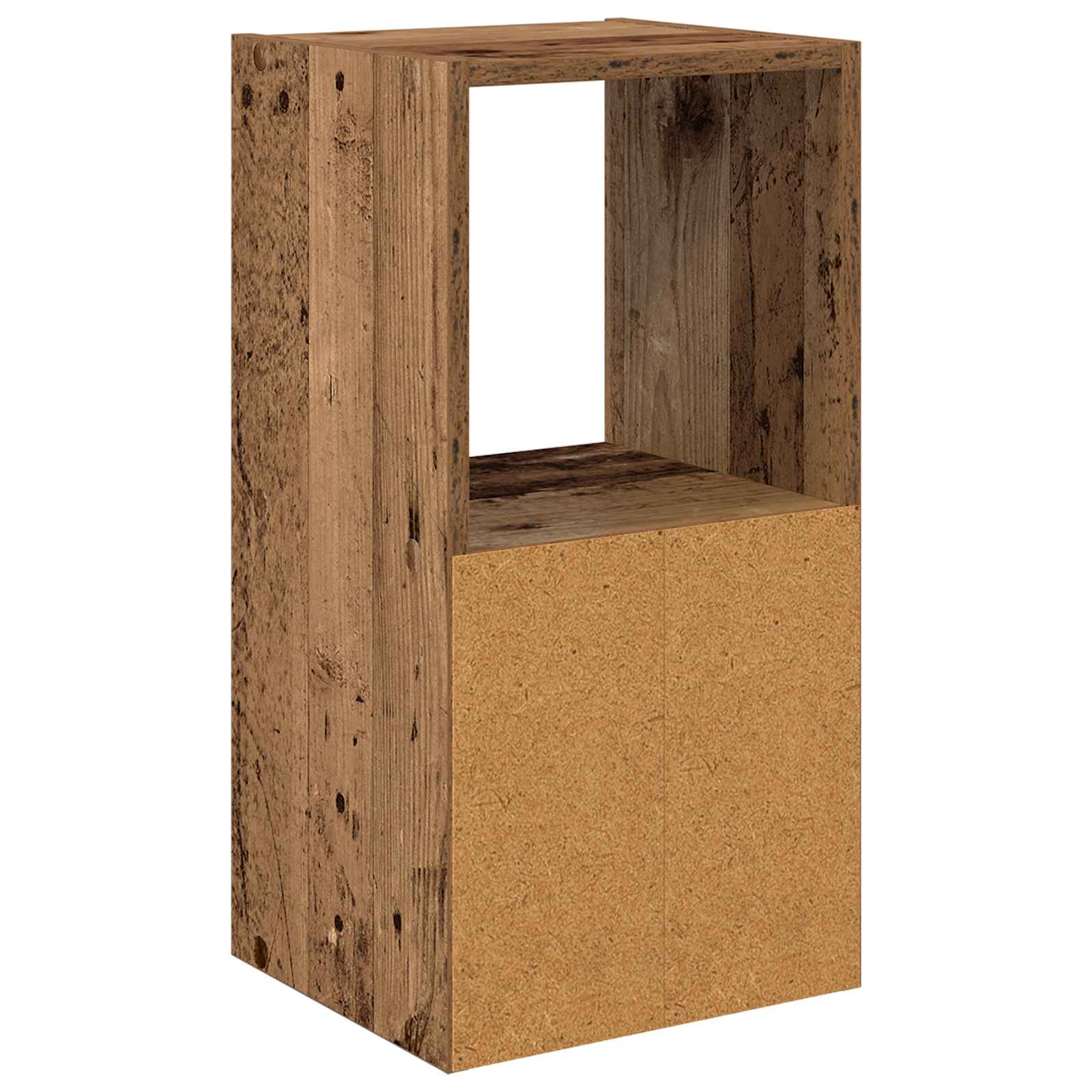 Table de chevet 2 pc Bois ancien 30,5 x 27 x 59,5 cm - XIOS