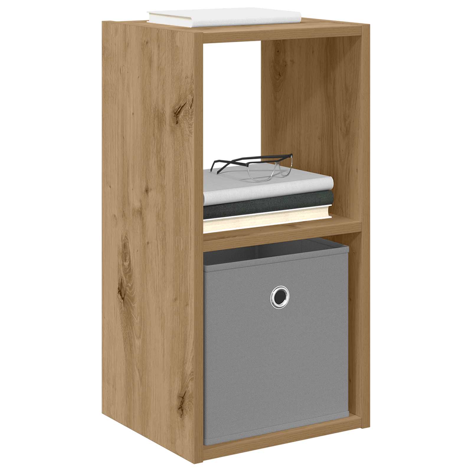 Table de chevet 2 pc Chêne artisanal 30,5 x 27 x 59,5 cm - XIOS