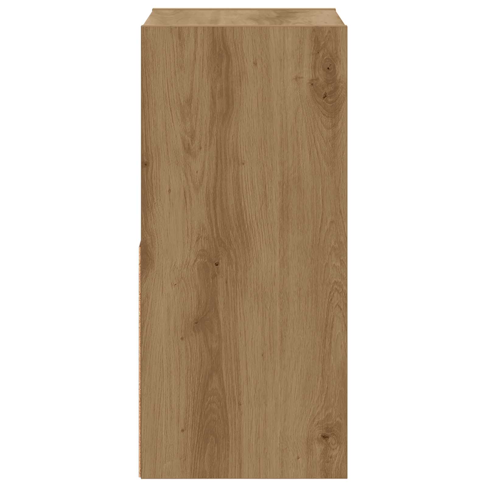 Table de chevet 2 pc Chêne artisanal 30,5 x 27 x 59,5 cm - XIOS