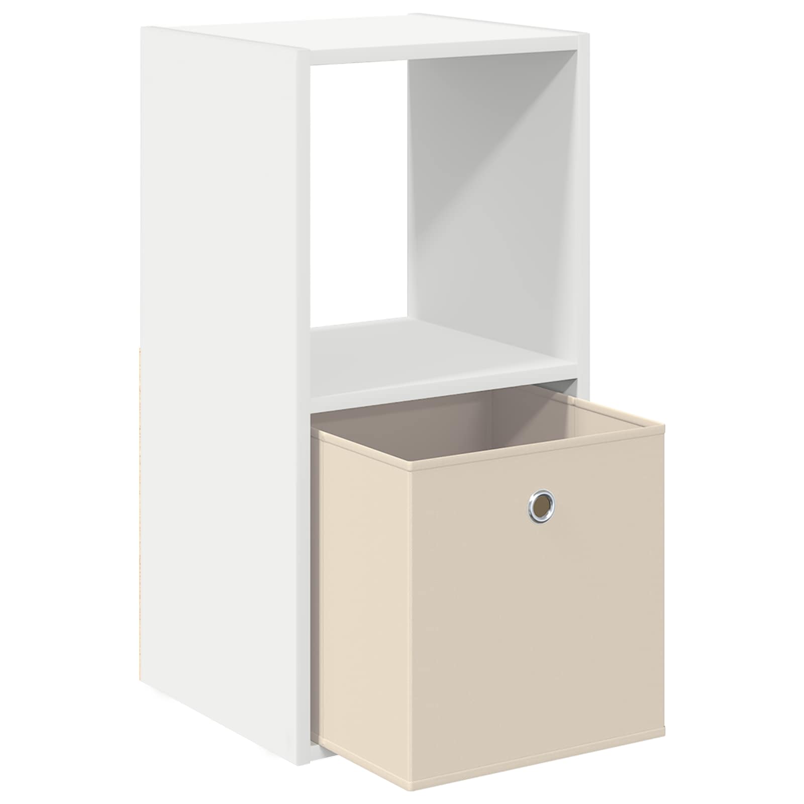 Table de chevet 2 pcs Blanc 35 x 32 x 68,5 cm Bois d'ingénierie - XIOS