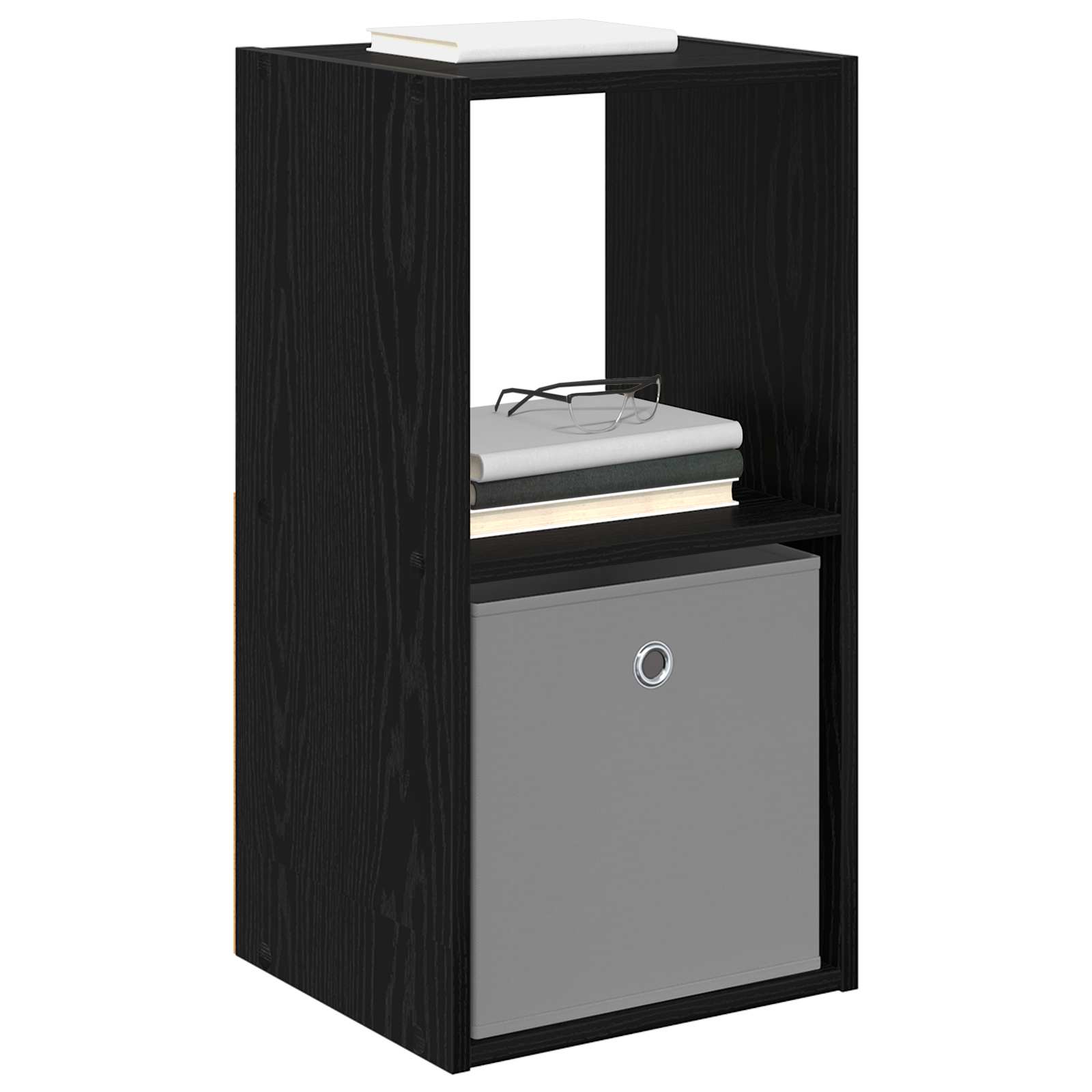 Table de chevet 2 pc Chêne noir 35 x 32 x 68,5 cm - XIOS
