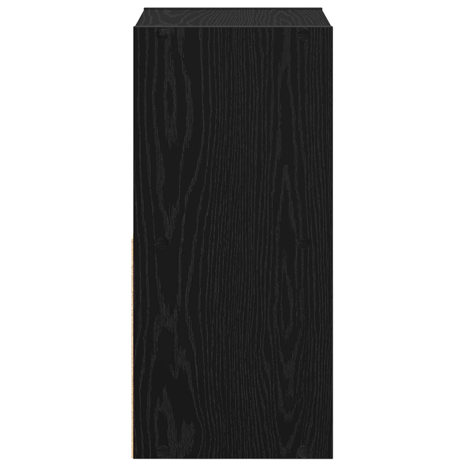 Table de chevet 2 pc Chêne noir 35 x 32 x 68,5 cm - XIOS